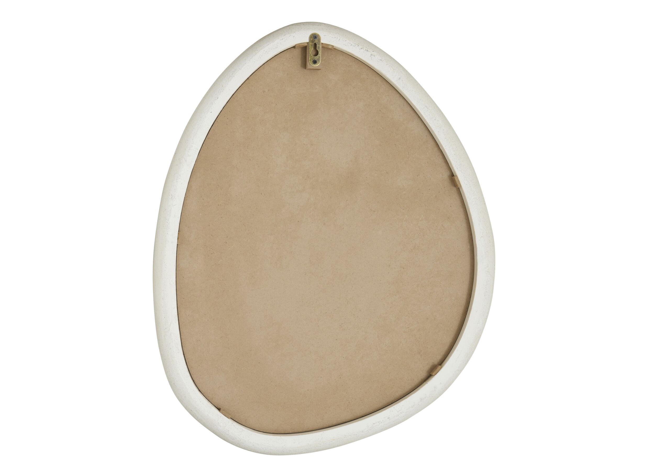 Aperçu - Miroir Chesni 60x47cm - MDF & verre miroir - blanc