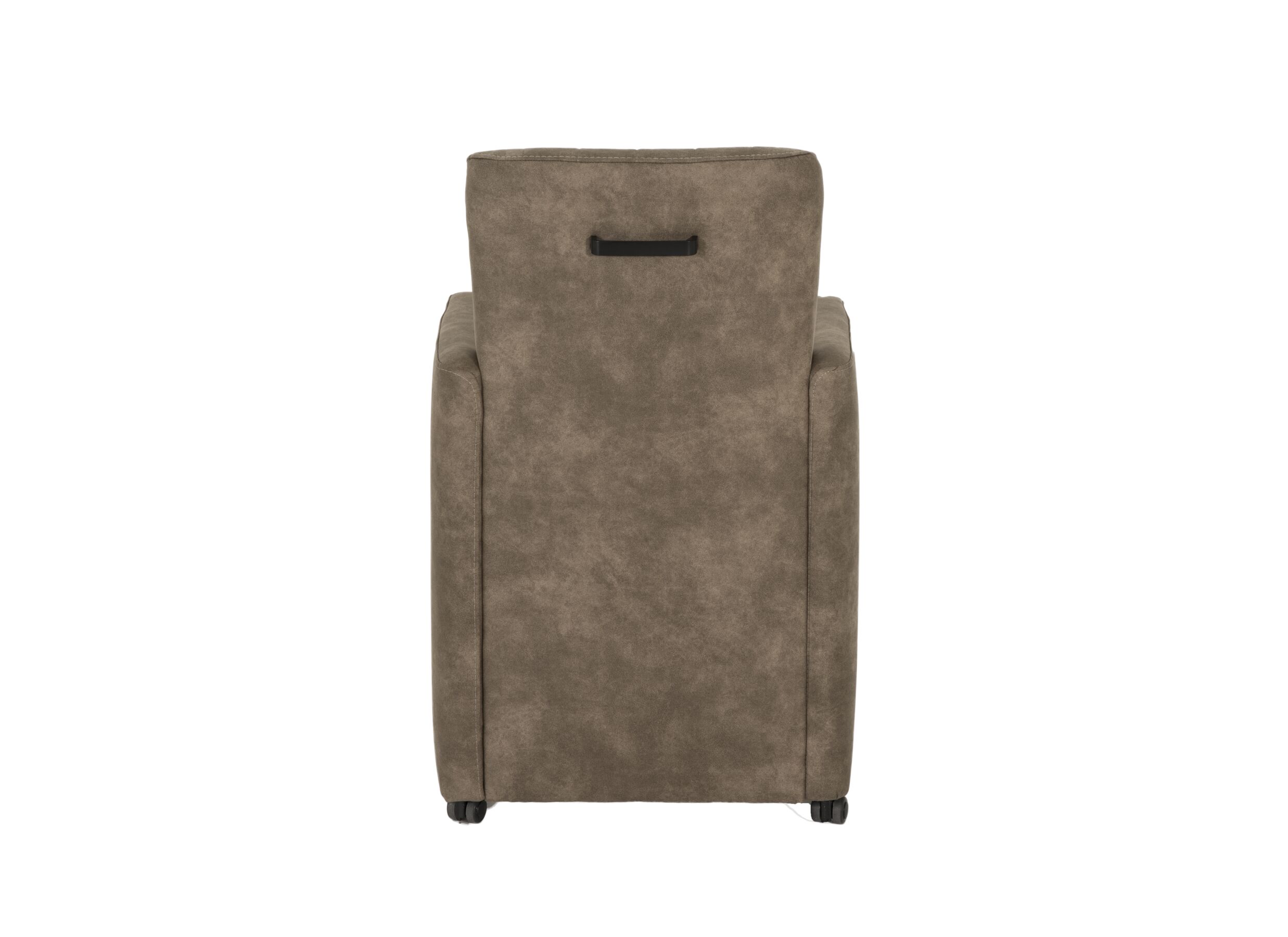 Kuipstoel Ronda 58,5x65x93cm - stof - mocca preston