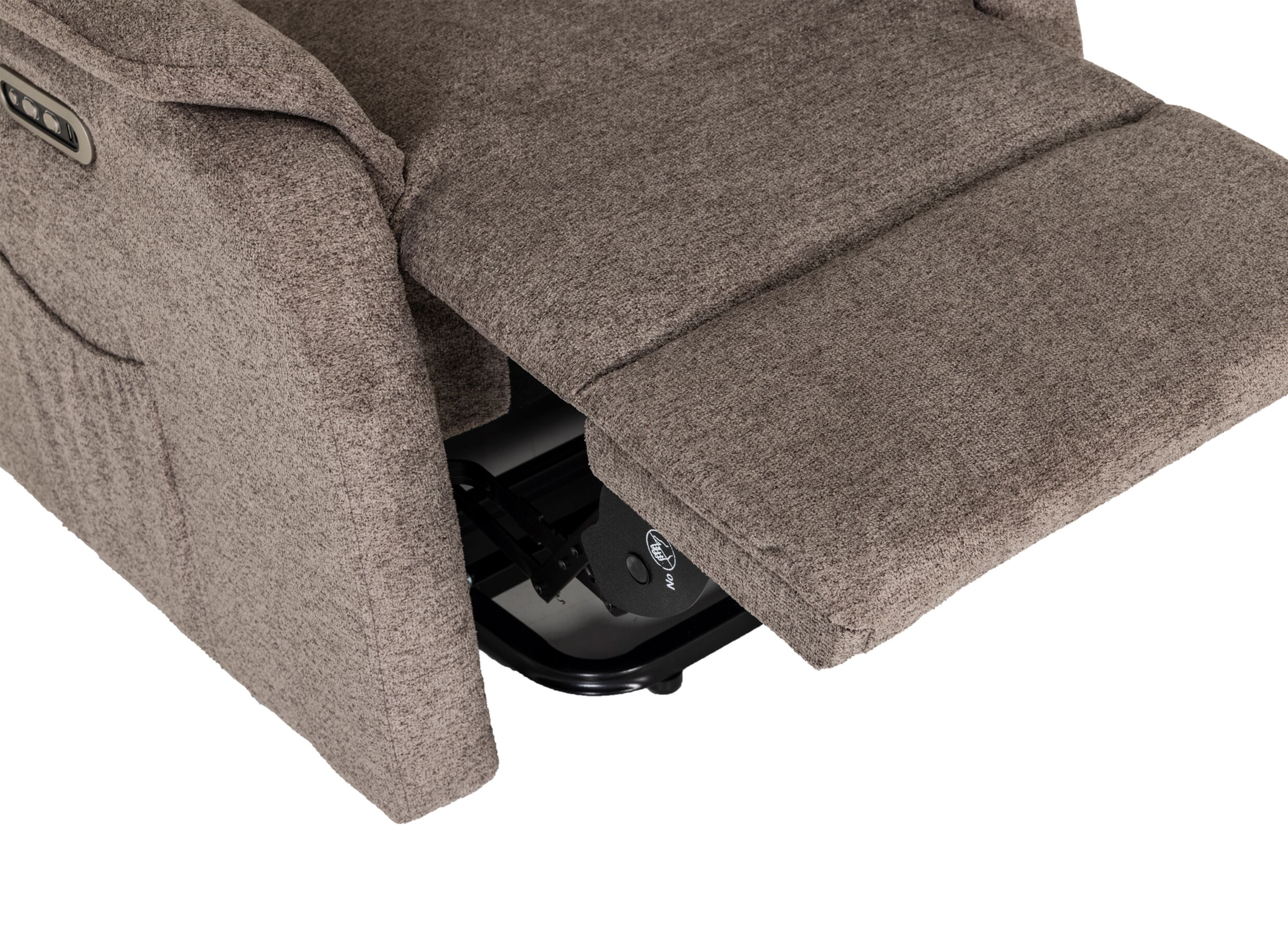 Detail - Fauteuil relax Estate électrique - tissu - taupe