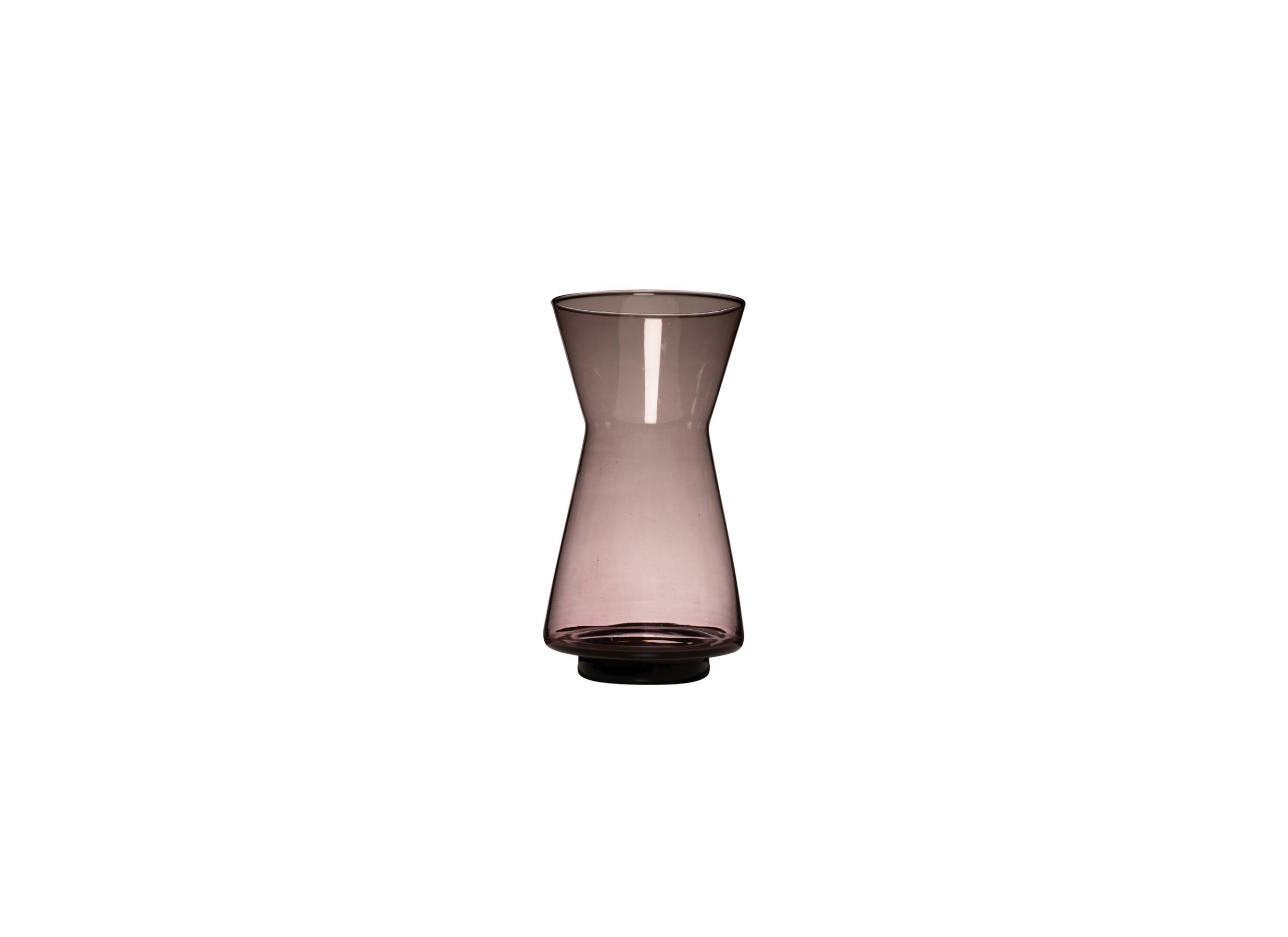 Vaas Rianne H30cm - gerecycleerd glas - paars - Vase Rianne H30cm - verre recyclé - pourpre