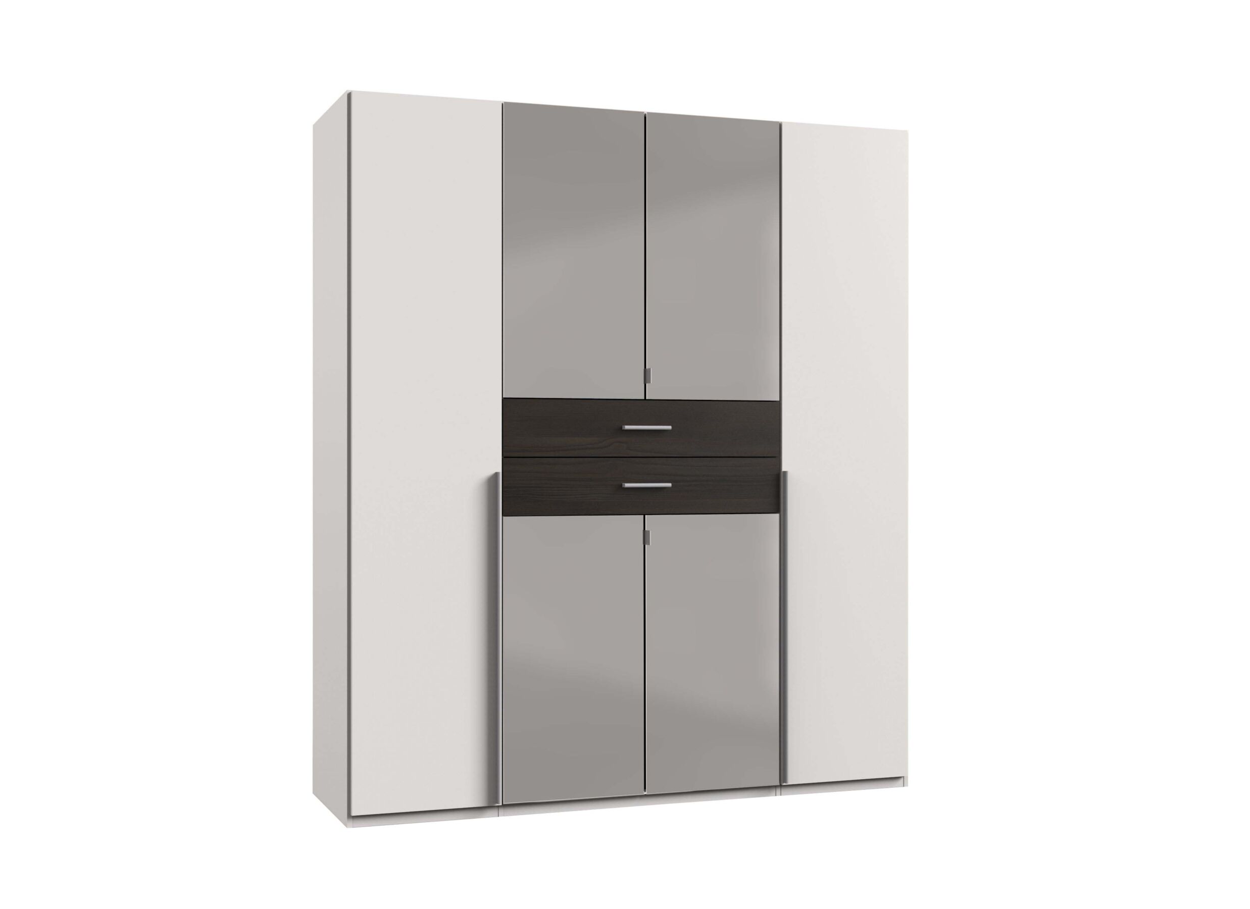 Garde-robe Denver 180cm - Garde-robe Denver 180cm - décor - blanc/chêne carbone