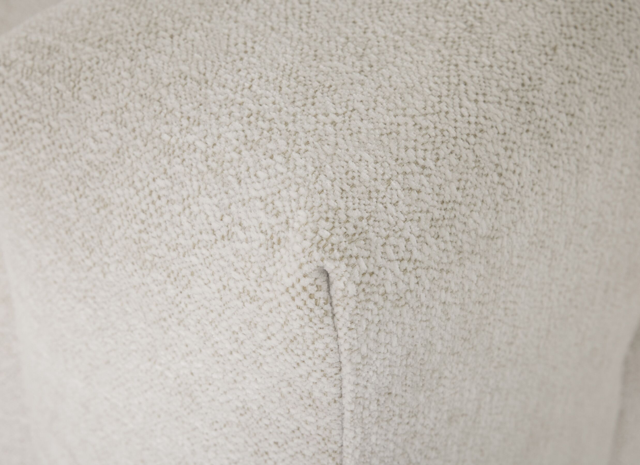 Detail - Canapé d'angle Daegu 334x238cm - tissu - écru