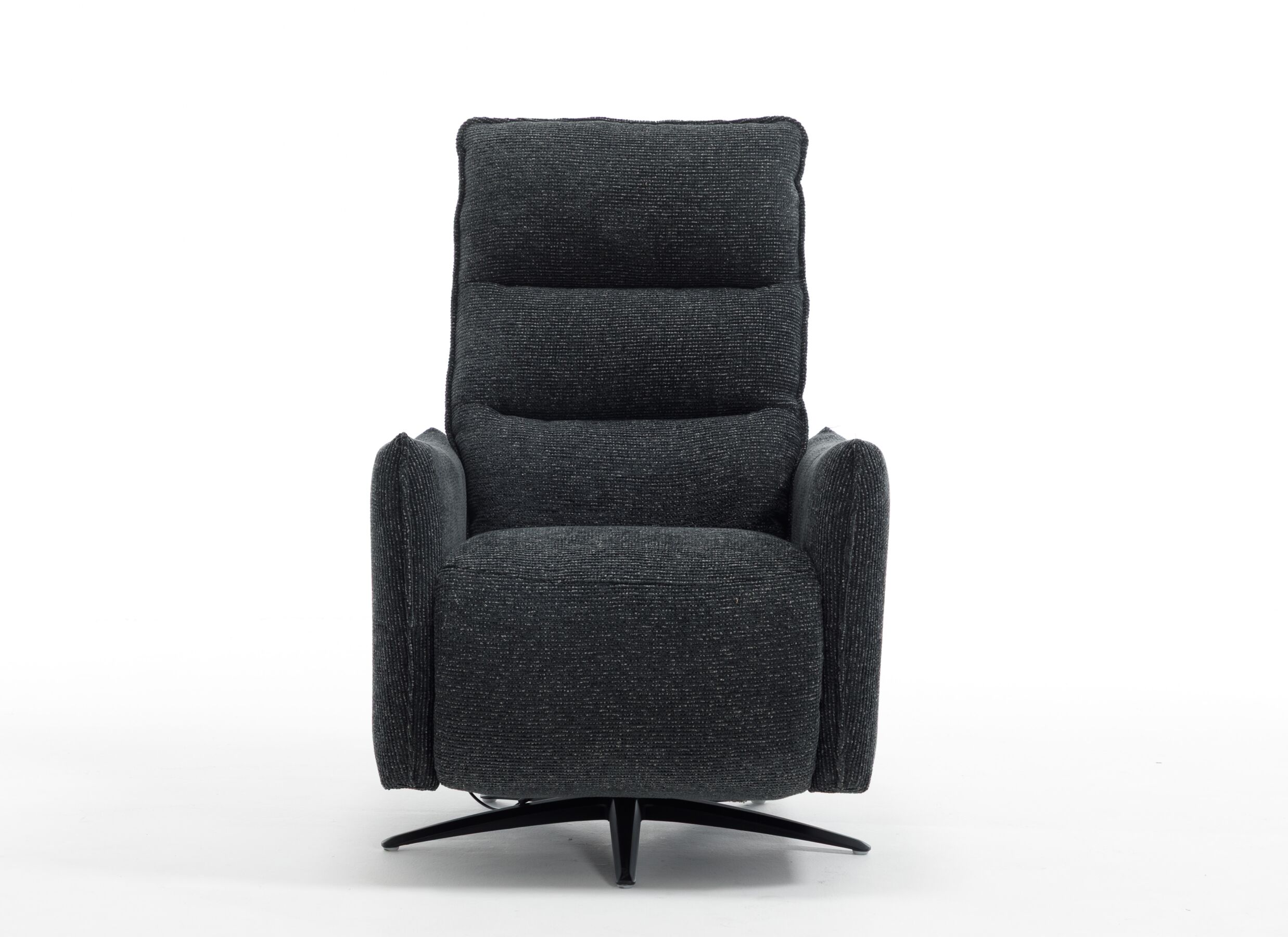 Aperçu - Fauteuil relax Jorge électrique - tissu - gris