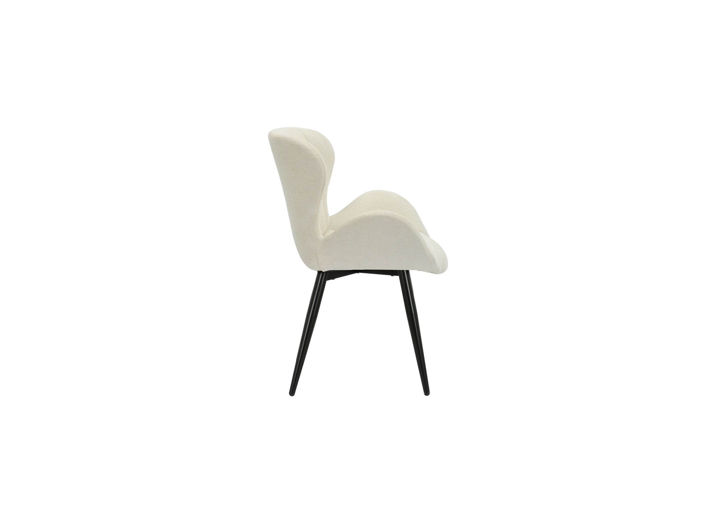Stoel Orkney 59x64x87cm - bouclé - beige