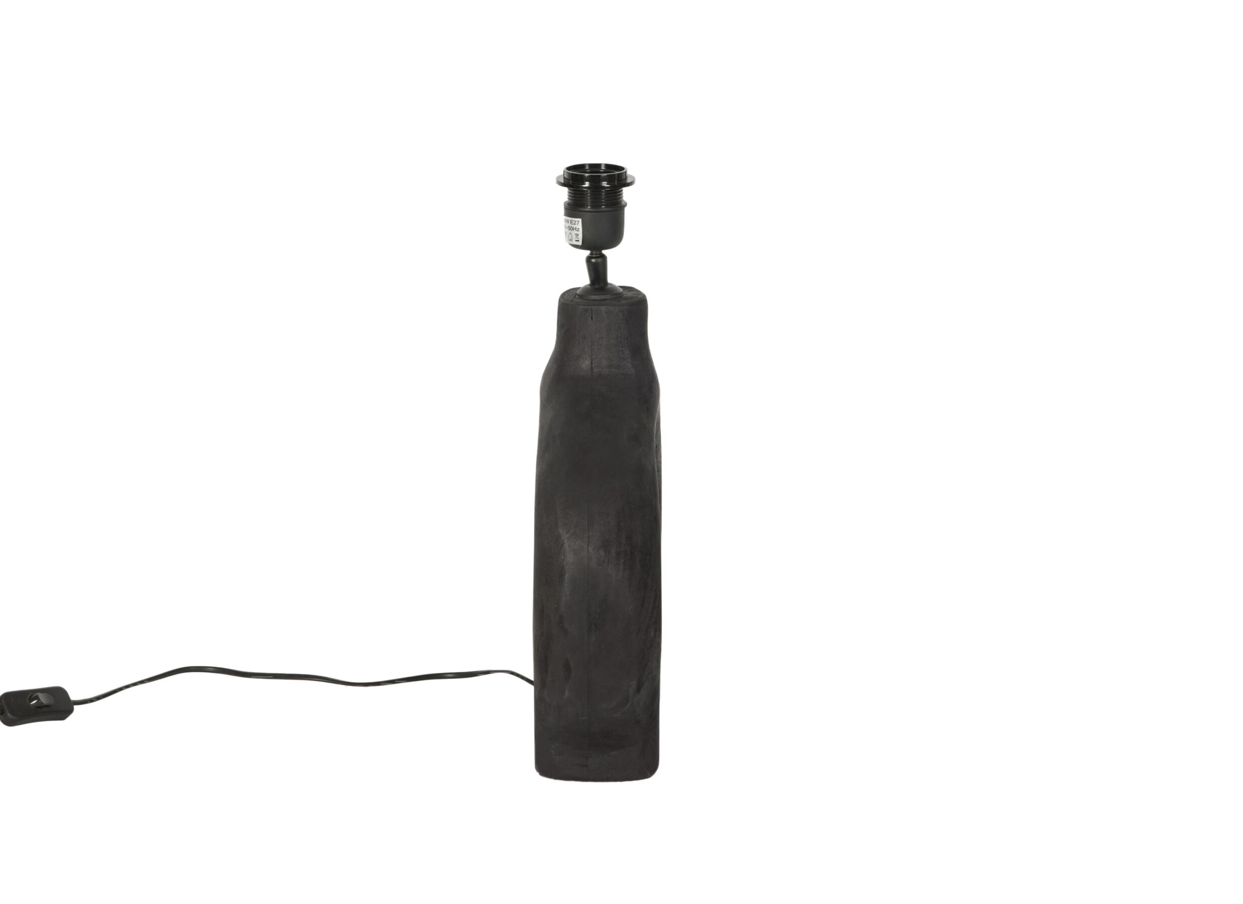 Aperçu - Pied de lampe E27 H30cm - bois - metaal