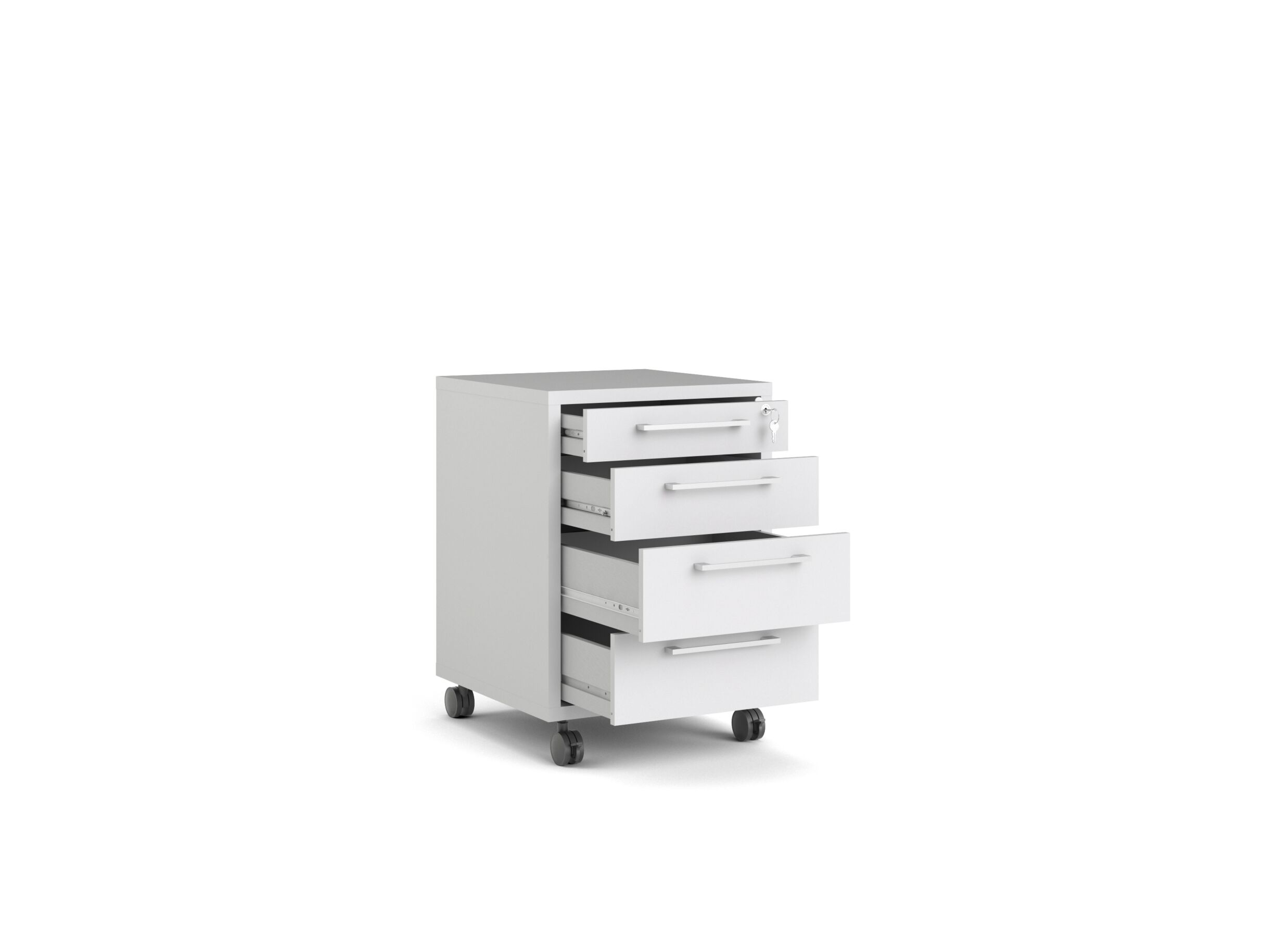 Ladeblok Prima 48x49x68cm - melamine - wit