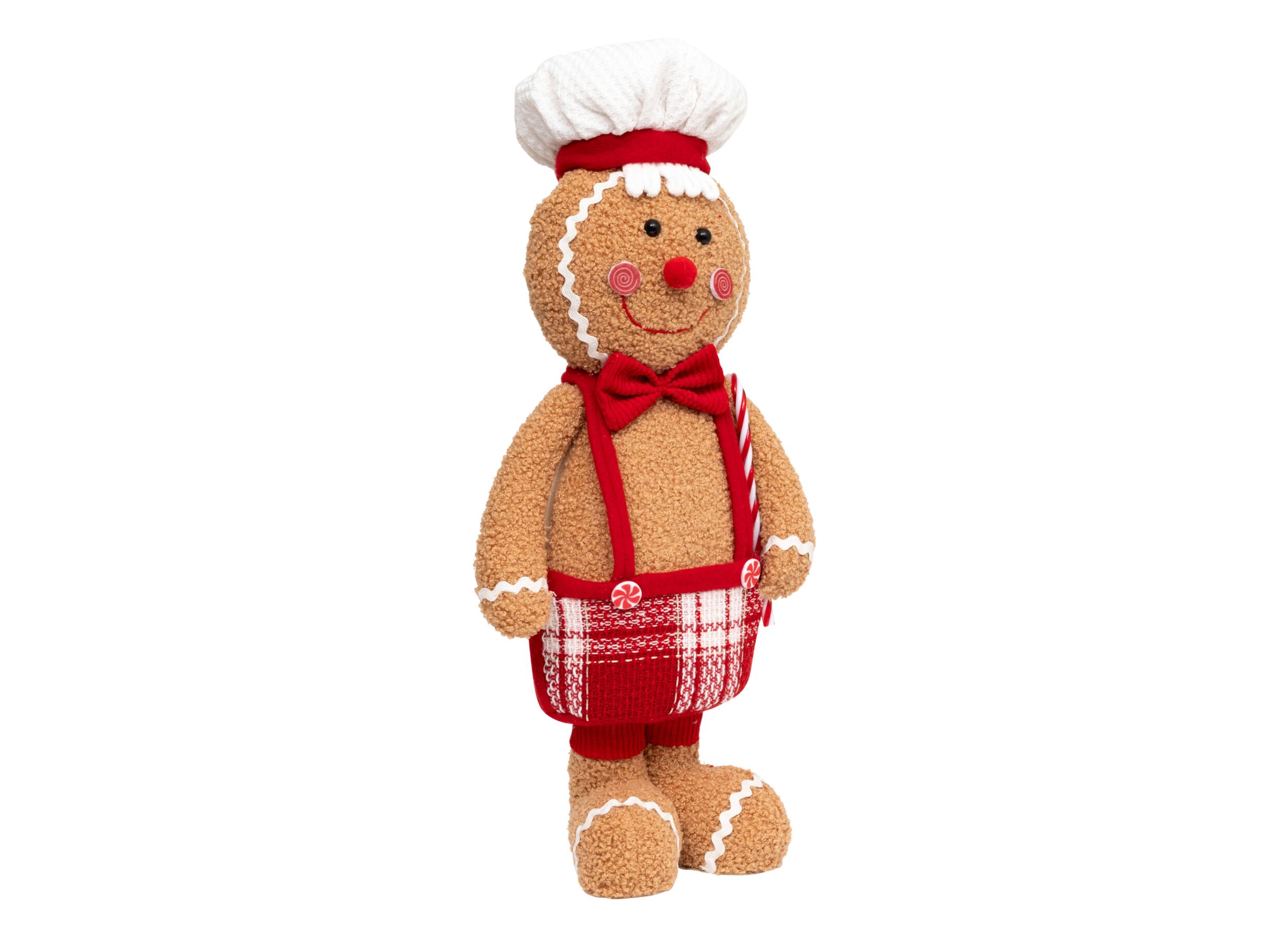 Plus Important - Décoration de Noël Pain D'épice H49cm - tissu - multicolor