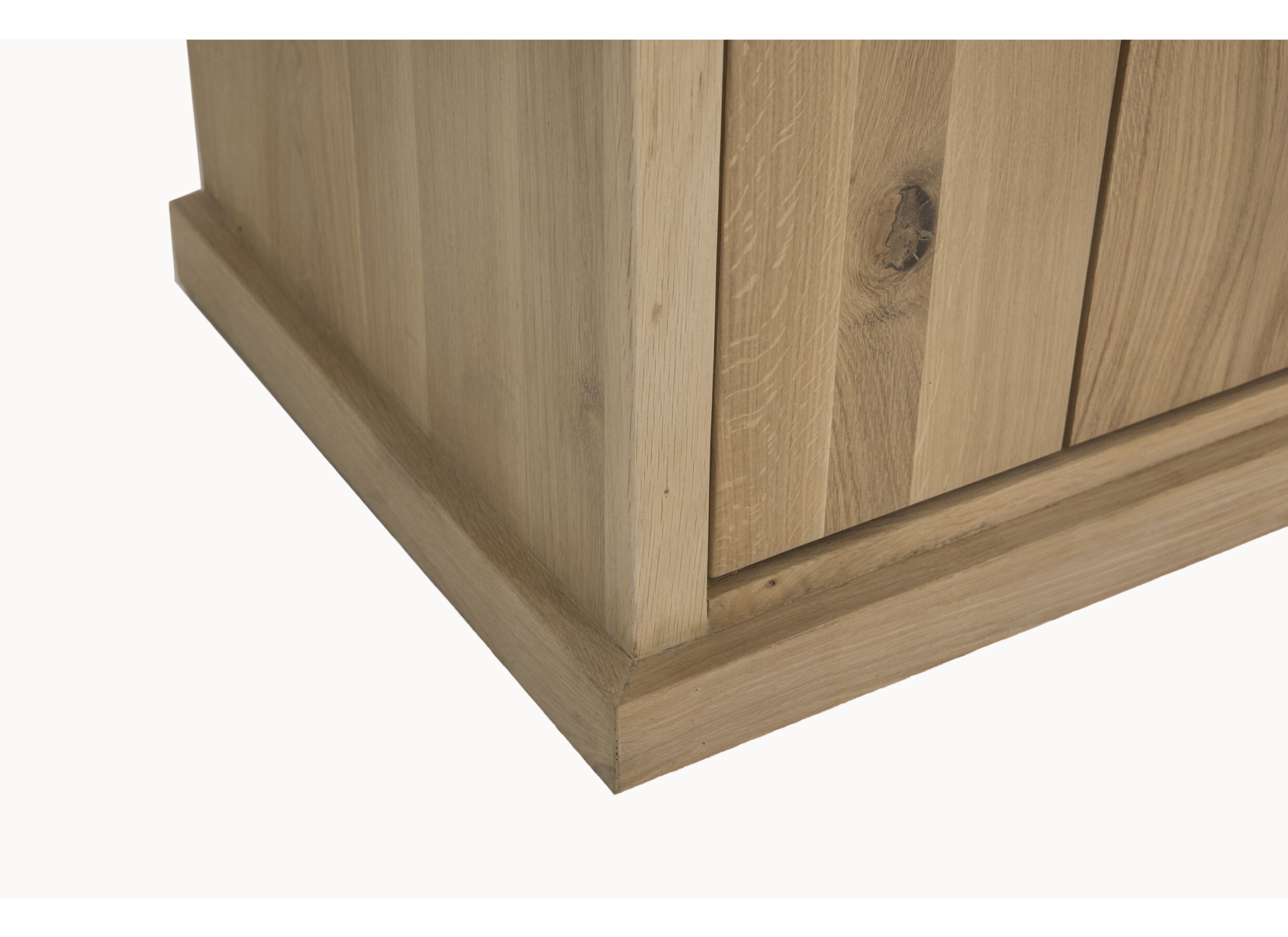 Vitrine Grimaldi 120,7cm - chêne massif - naturel