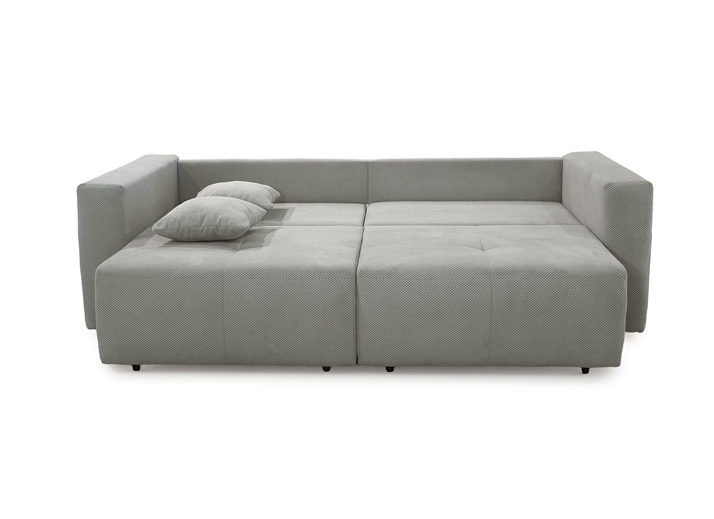 Overzichtsfoto - Zetel Relax Bigsofa 4-zit - stof - lichtgrijs