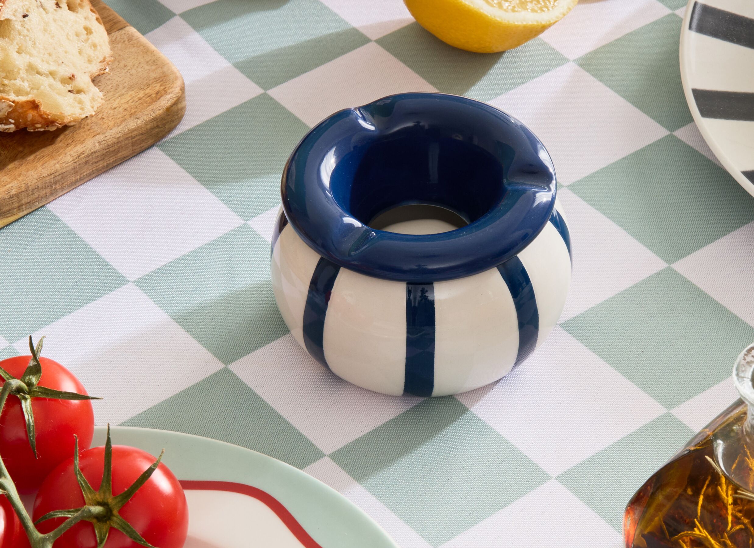 Sfeerfoto - Asbak Dela Ø9x6cm - dolomiet - multicolor