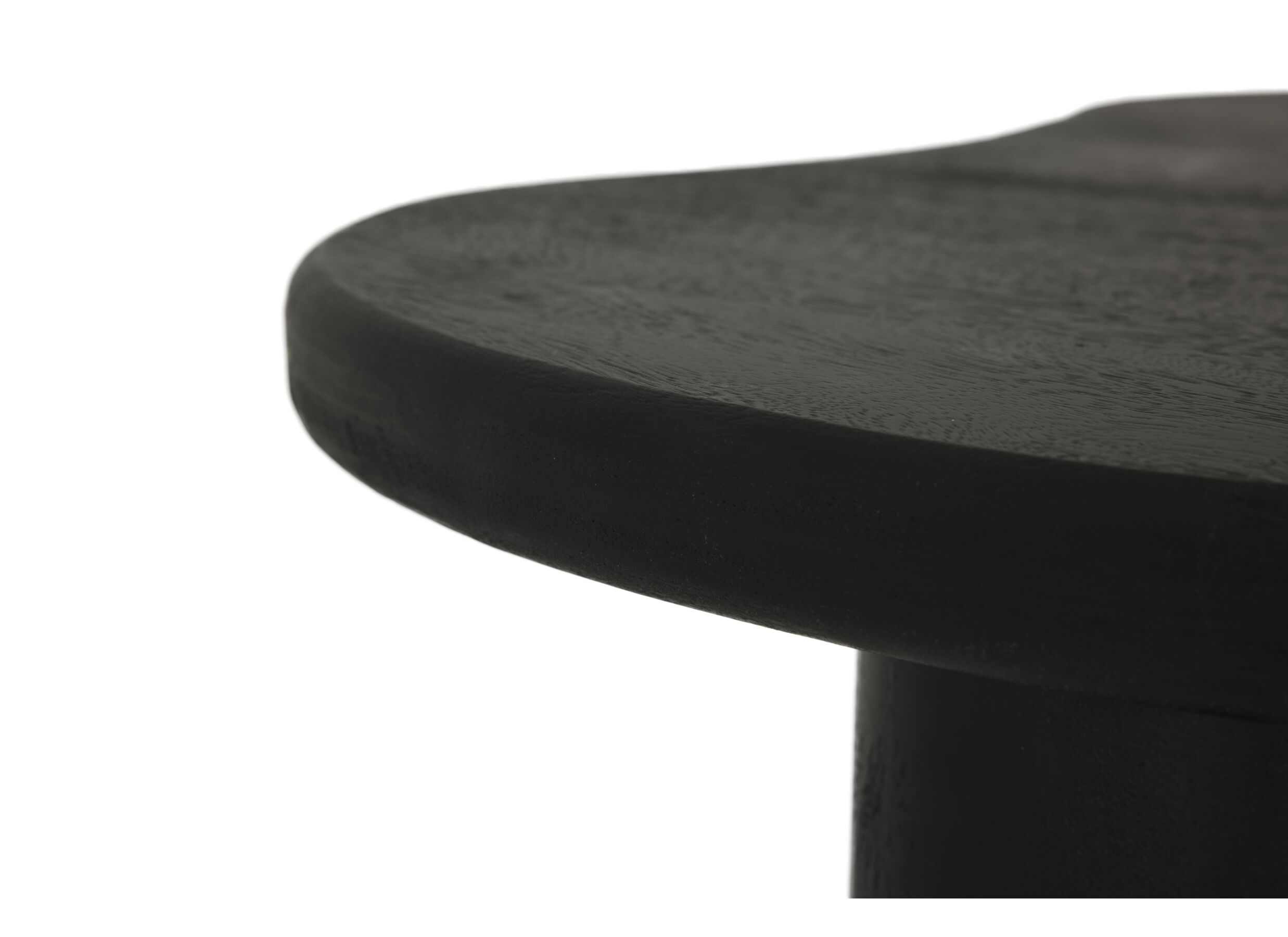 Table basse Yeo bois massif noir