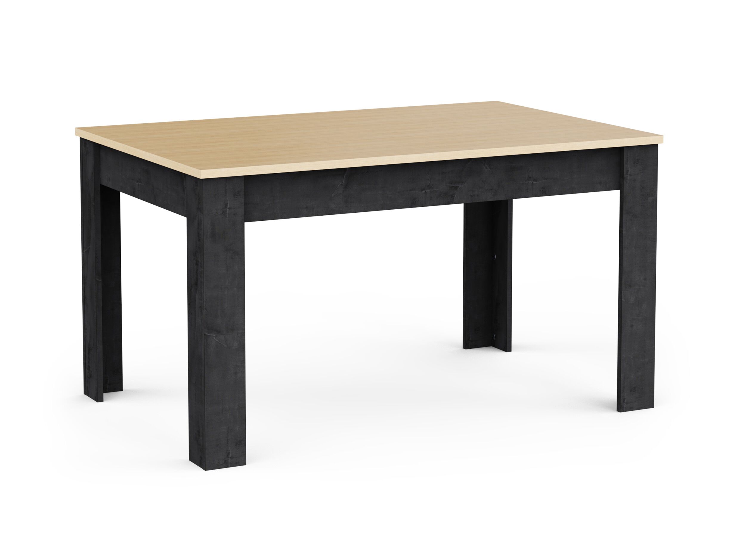 Plus Important - Table Kent 140x90cm - décor - chêne de fil & sidewalk