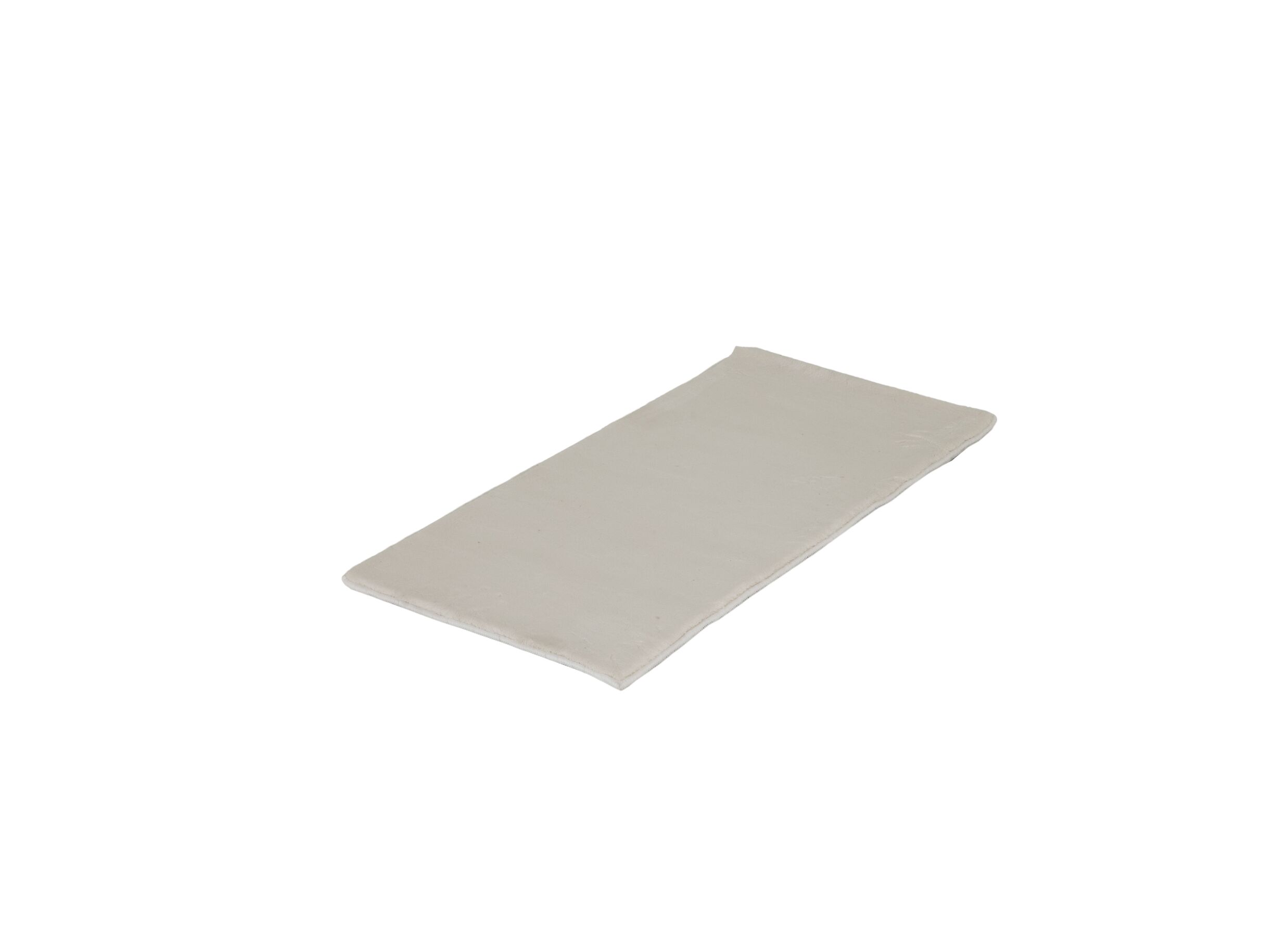 Plus Important - Tapis Elissa 70x140cm - fibre de polyester - blanc craie