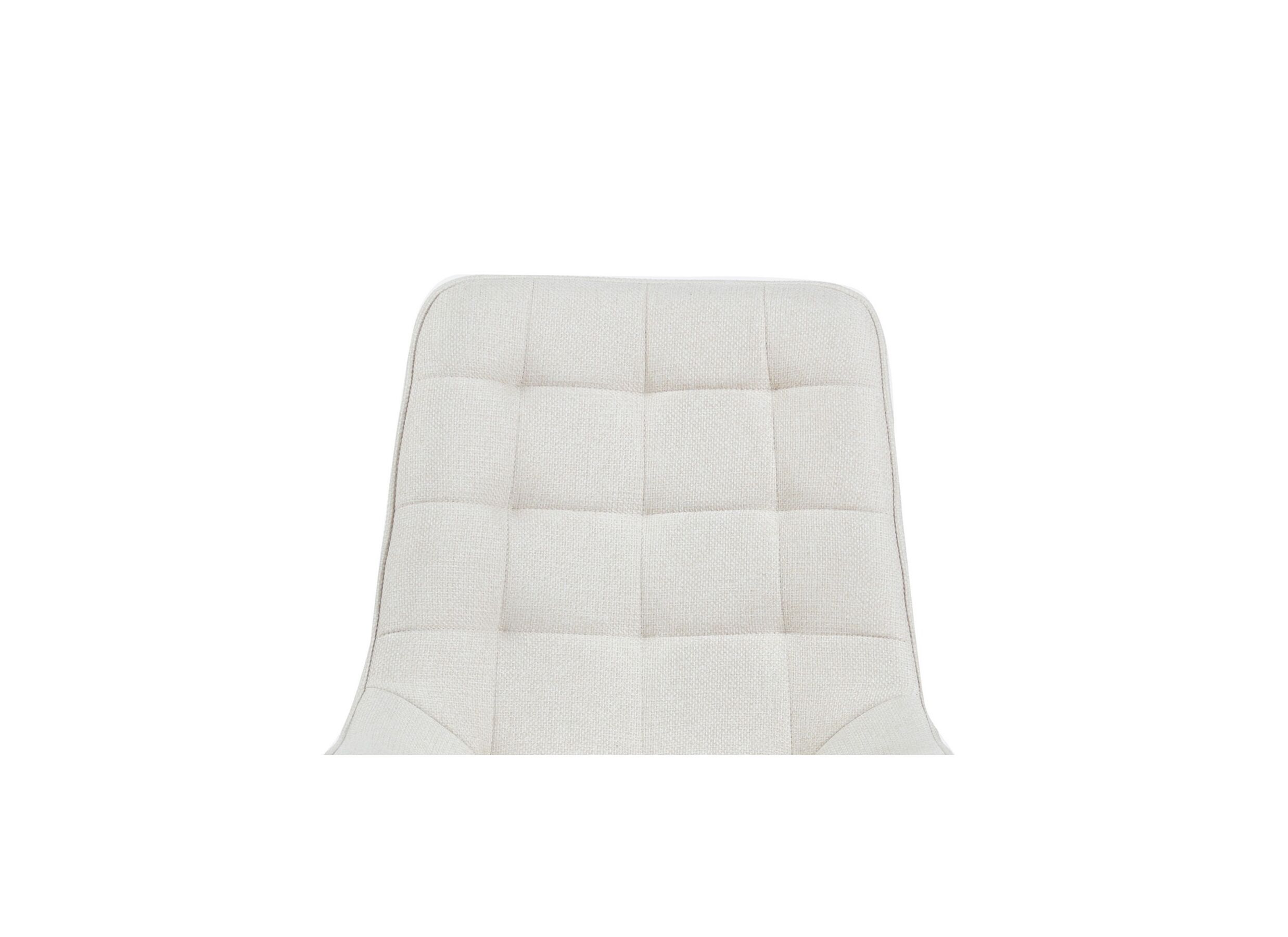 Detailfoto - Stoel Gunner 52x60,5x85cm - polyestervezel - beige