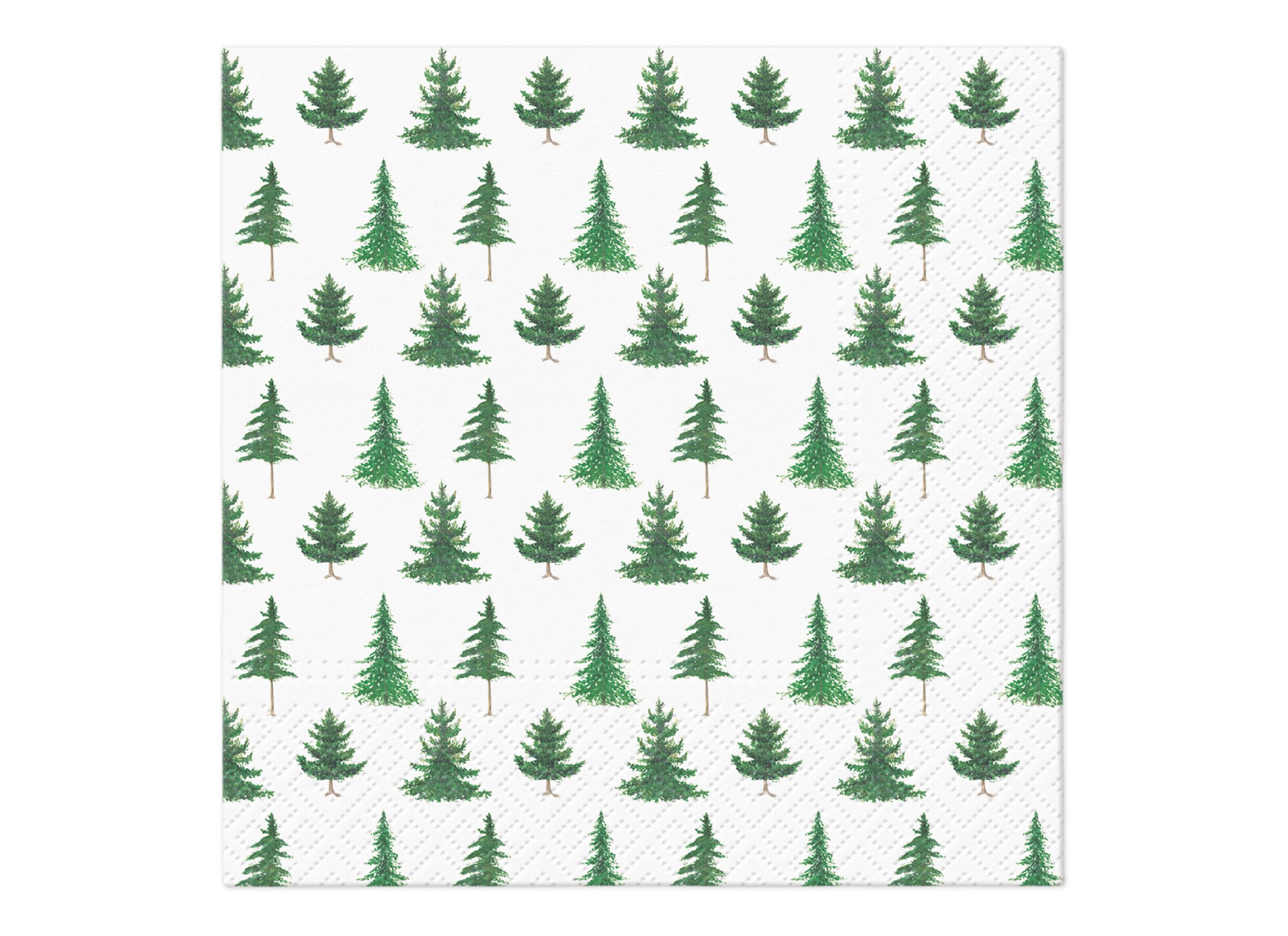 Serviette Conifer Forest 33x33cm - papier - multicolor - 20 stuks - Serviette Conifer Forest 33x33cm - papier - multicolore - 20 pièces