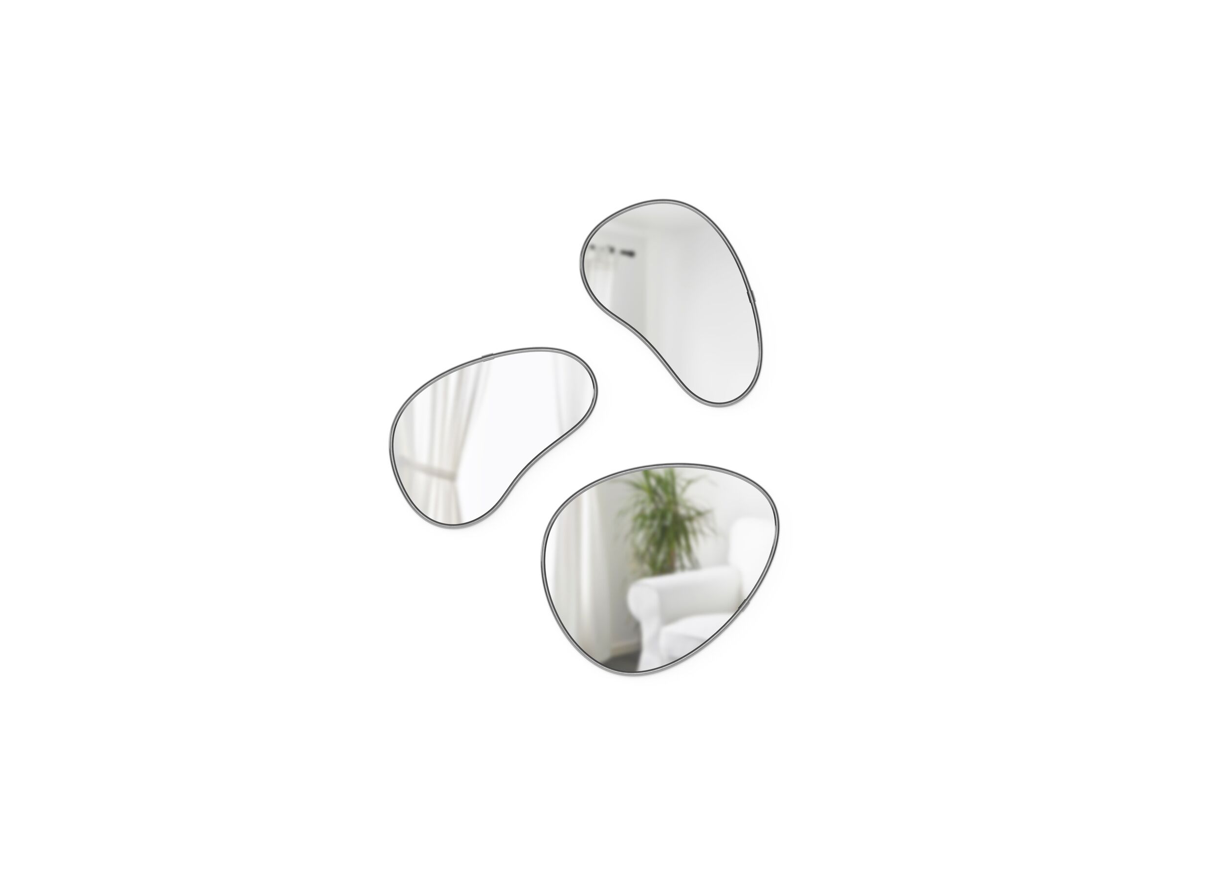Miroir Hubba Pebble lot de 3 - Miroir Hubba Pebble lot de 3