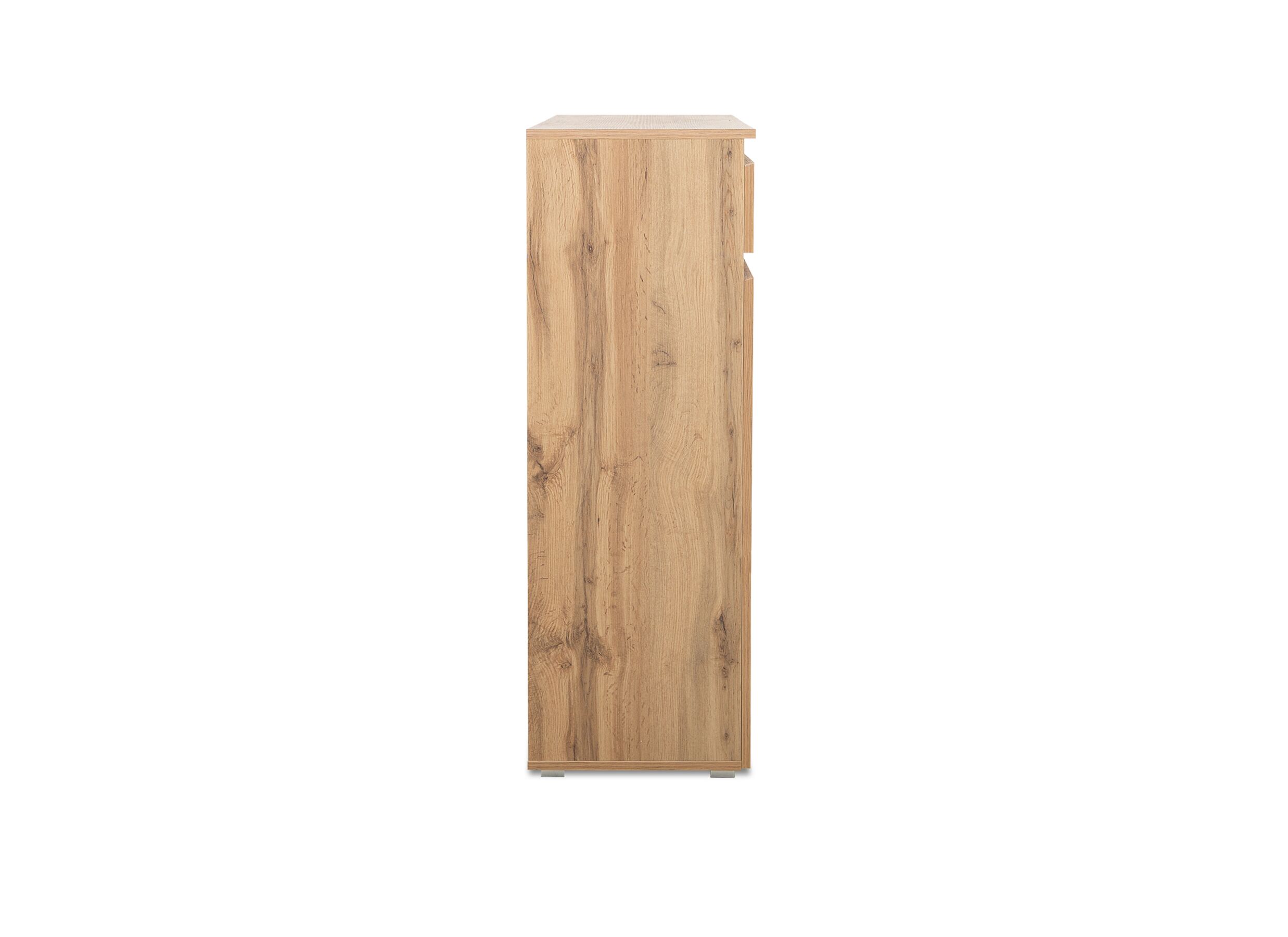 Kast Image 3 80x40x131cm - melamine - honing eik
