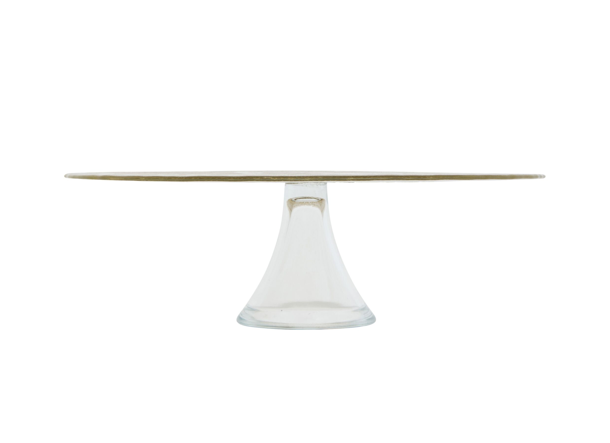 Aperçu - Plat à tarte Celeste Ø33cm - verre - doré