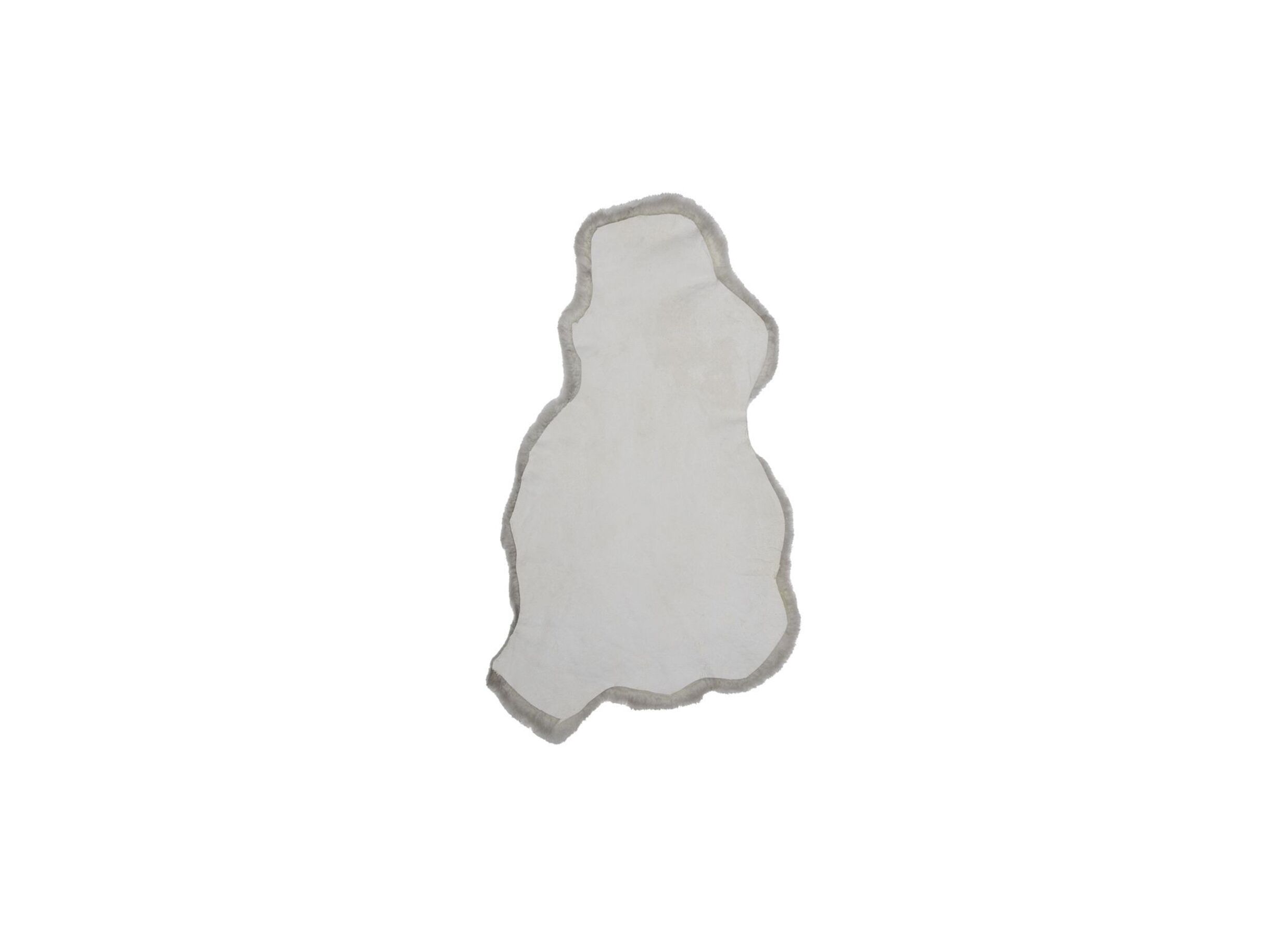 Aperçu - Peau de mouton Slavic 60x70cm gris
