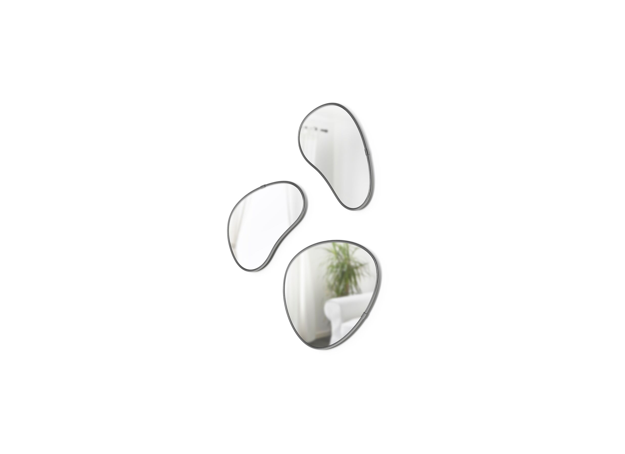 Aperçu - Miroir Hubba Pebble lot de 3