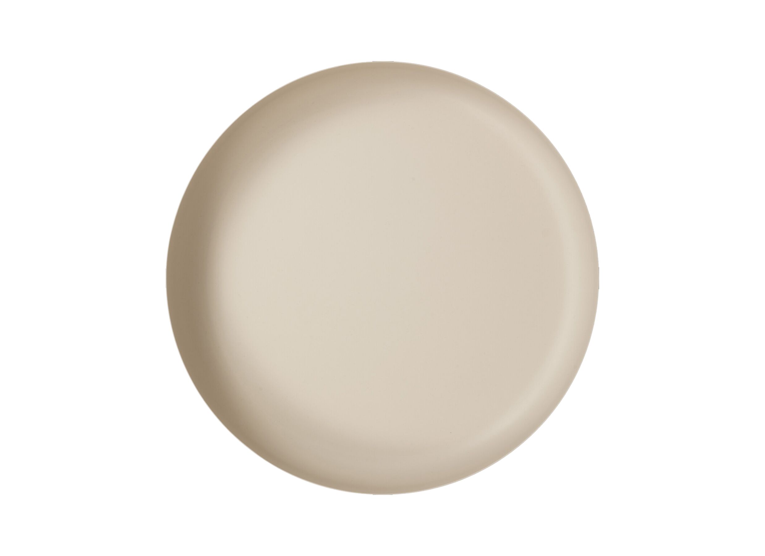 Detailfoto - Bijzettafel Hercyna Ø40 - staal & MDF - beige