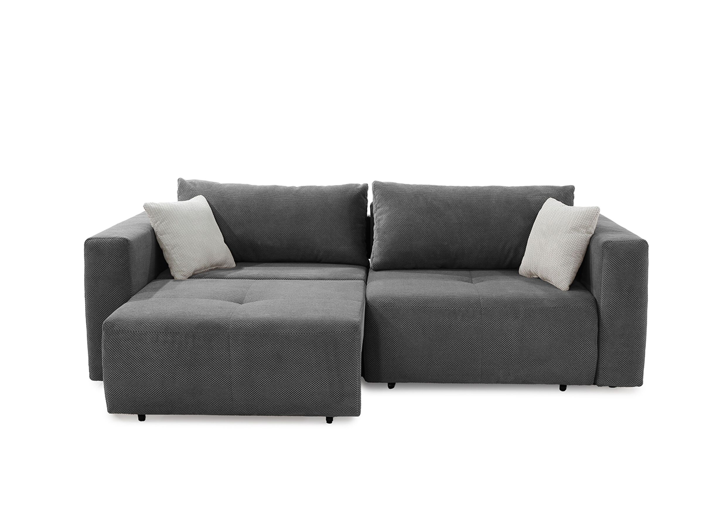 Overzichtsfoto - Zetel Relax Bigsofa 4-zit - stof - donkergrijs