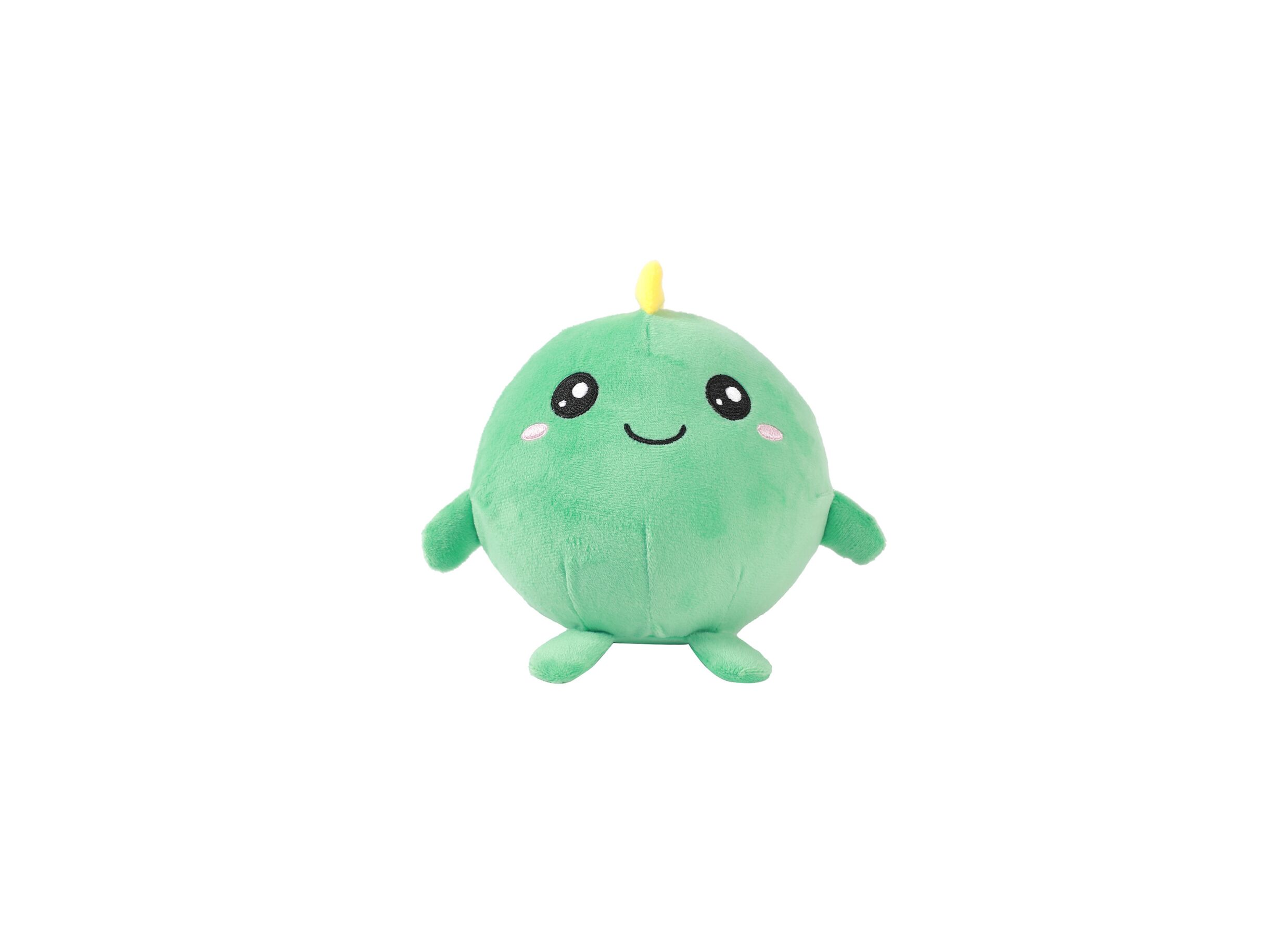 Hoofdfoto - Kussen Squishy Hello Dino Ø13cm - stof - groen