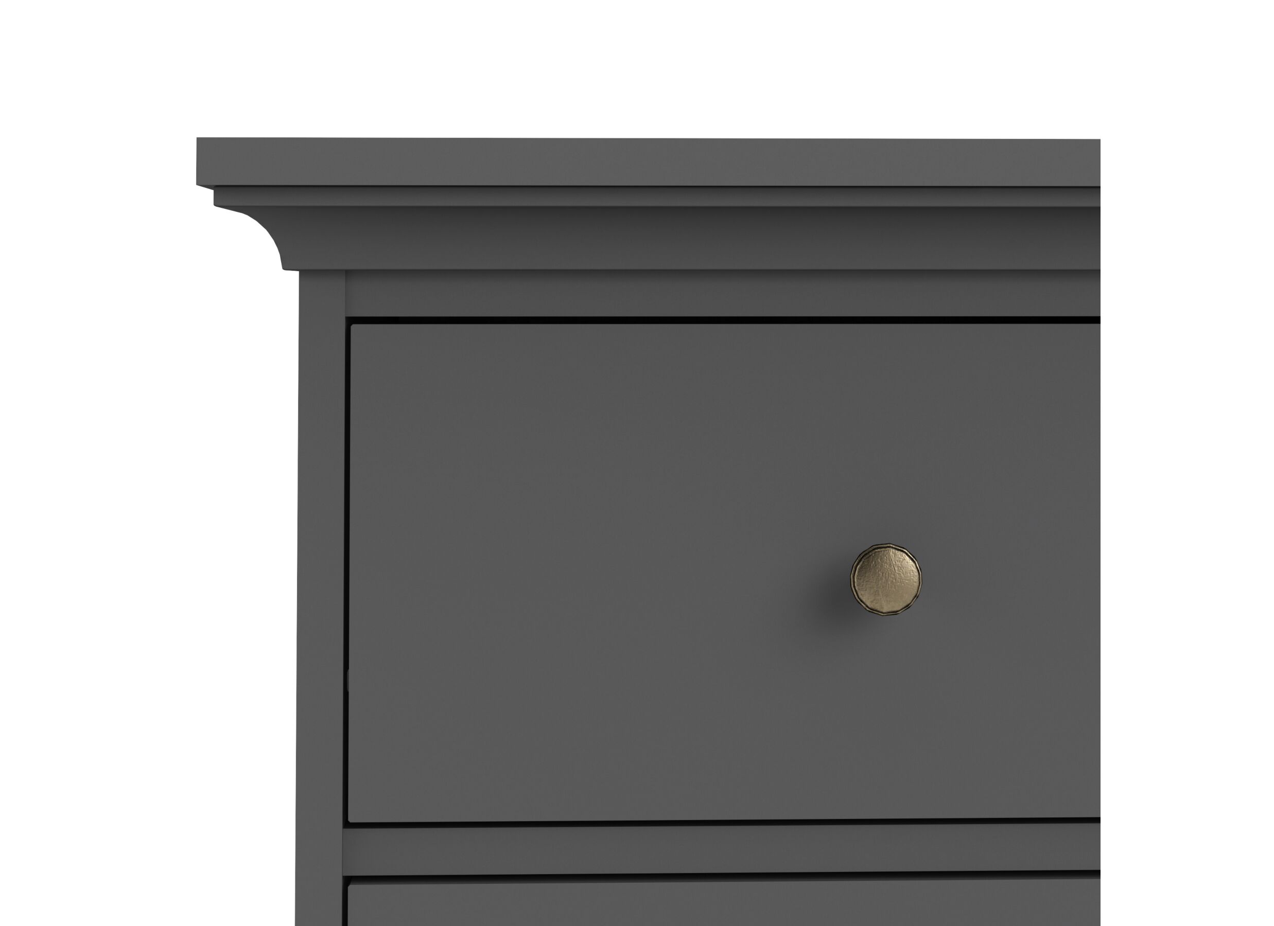 Detail - Commode Paris 97x49x87cm décor - gris mat