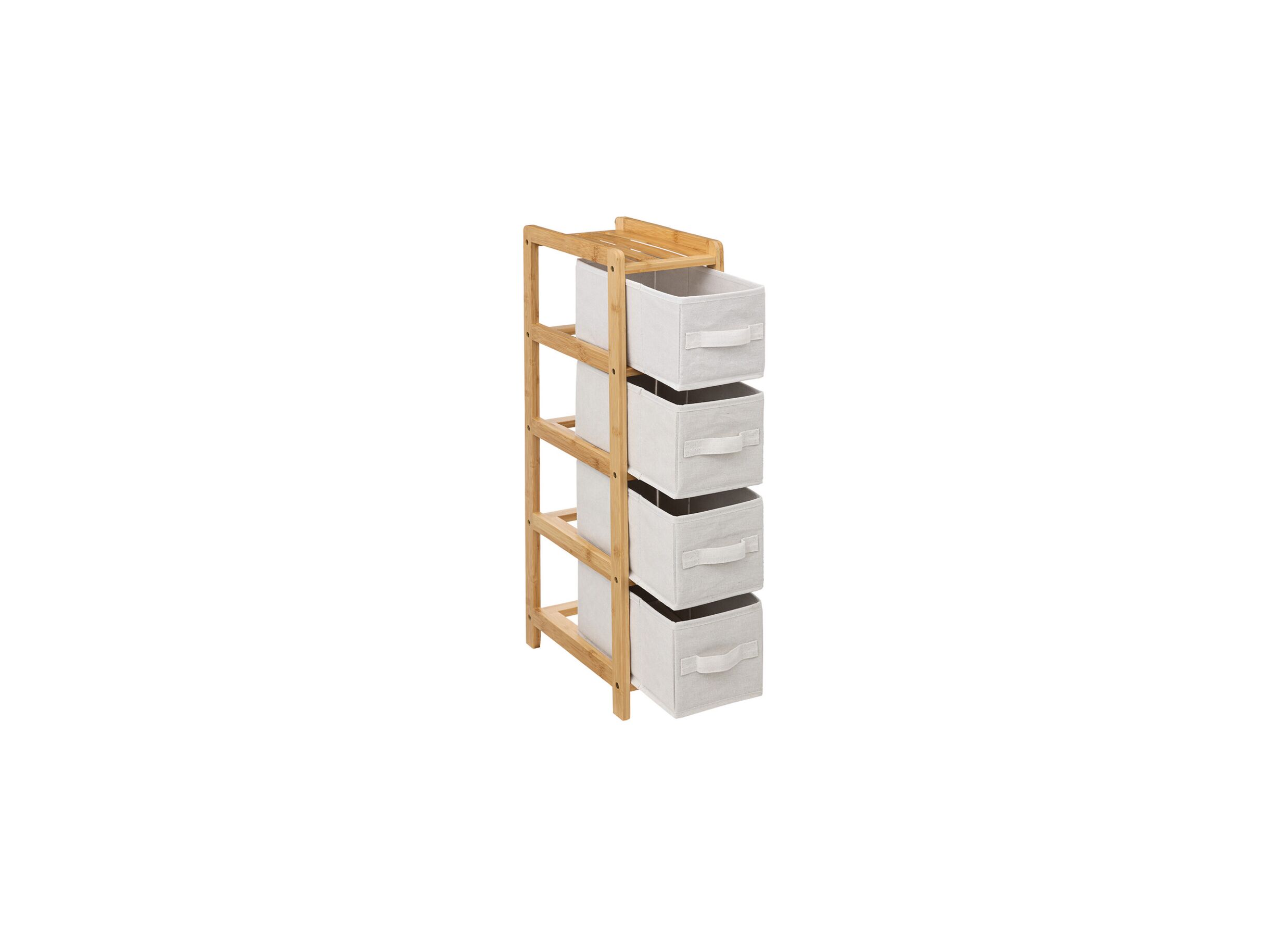 Ladekast Tidy 19x33x78,5cm - bamboe - naturel