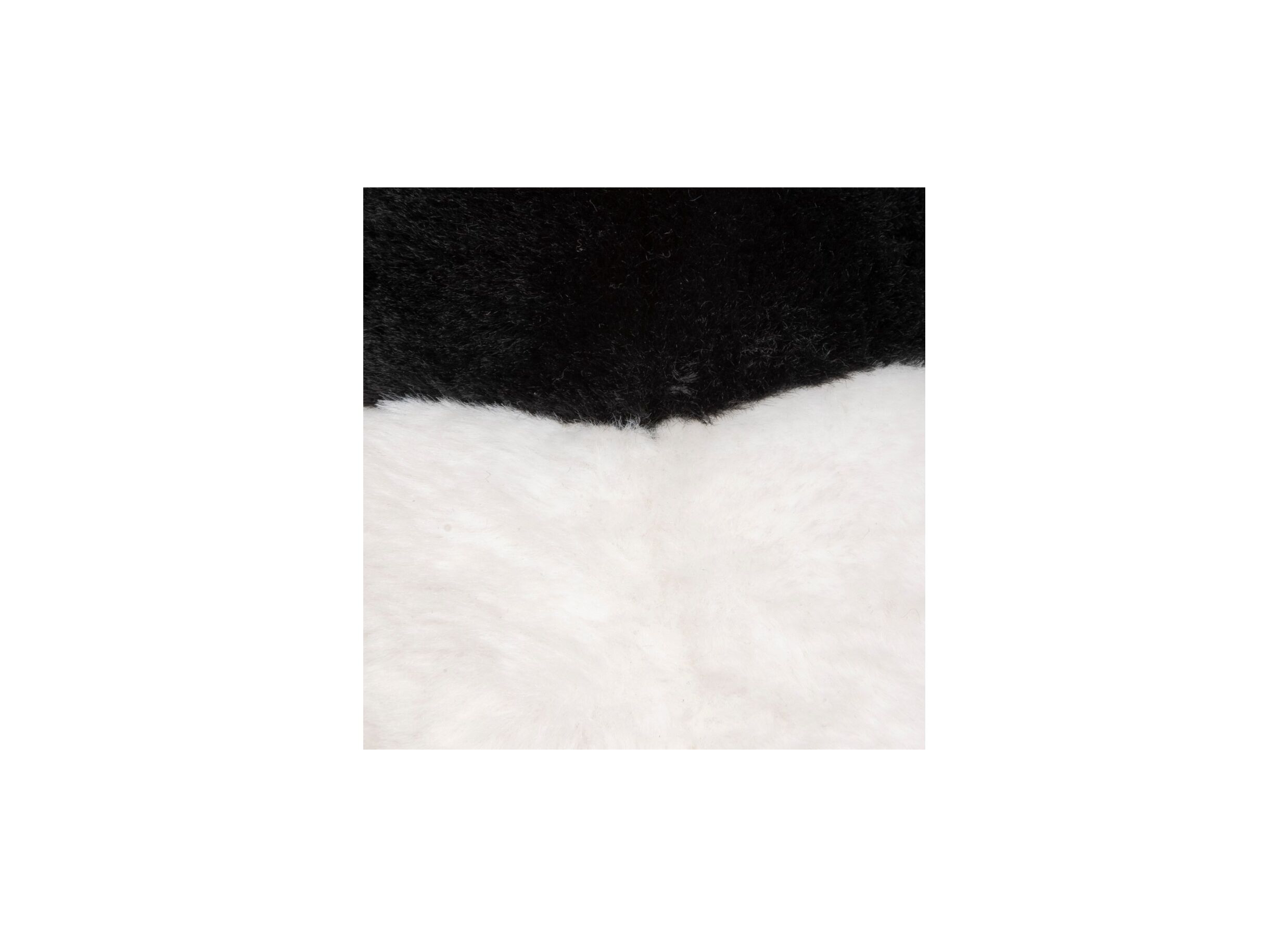 Detail - Peluche Panda H35cm - tissu - noir/blanc