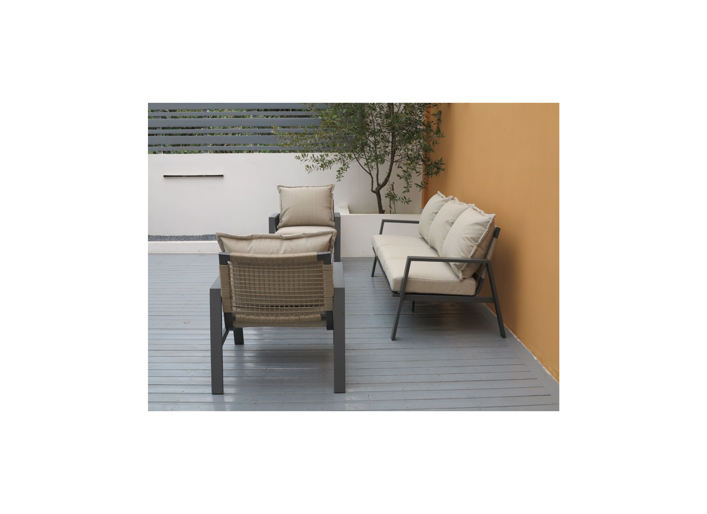 Foto ambiance - Salon lounge Arctica aluminium anthracite
