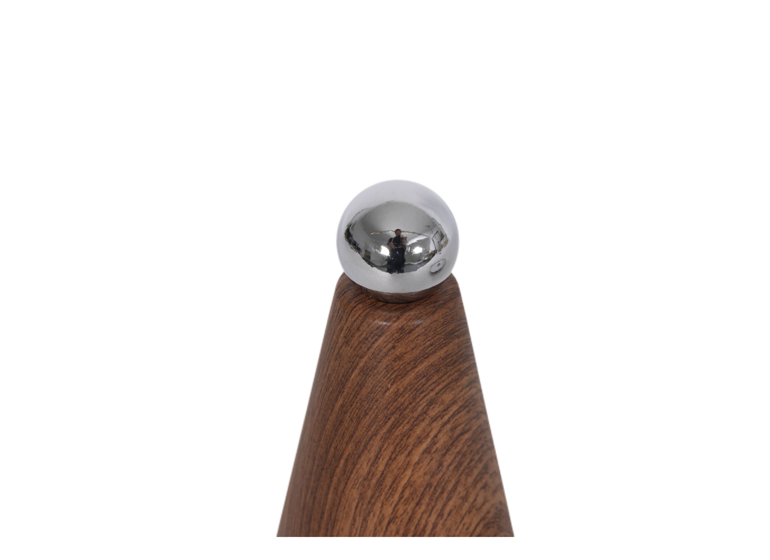Detail - Lampe d'ambiance Clara H26cm - mélamine - motif bois