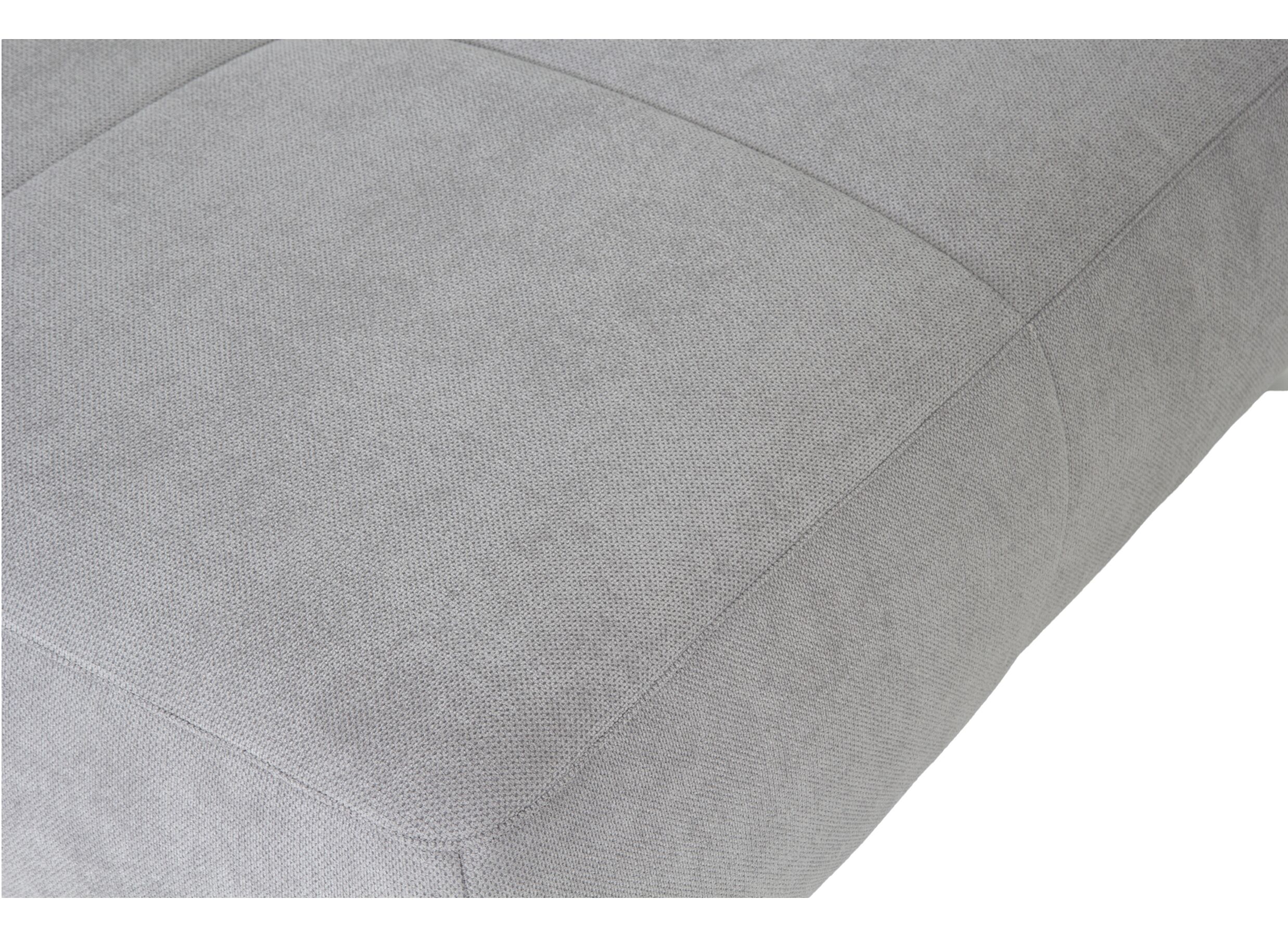 Detailfoto - Poef Gulliver 126x126cm stof grijs