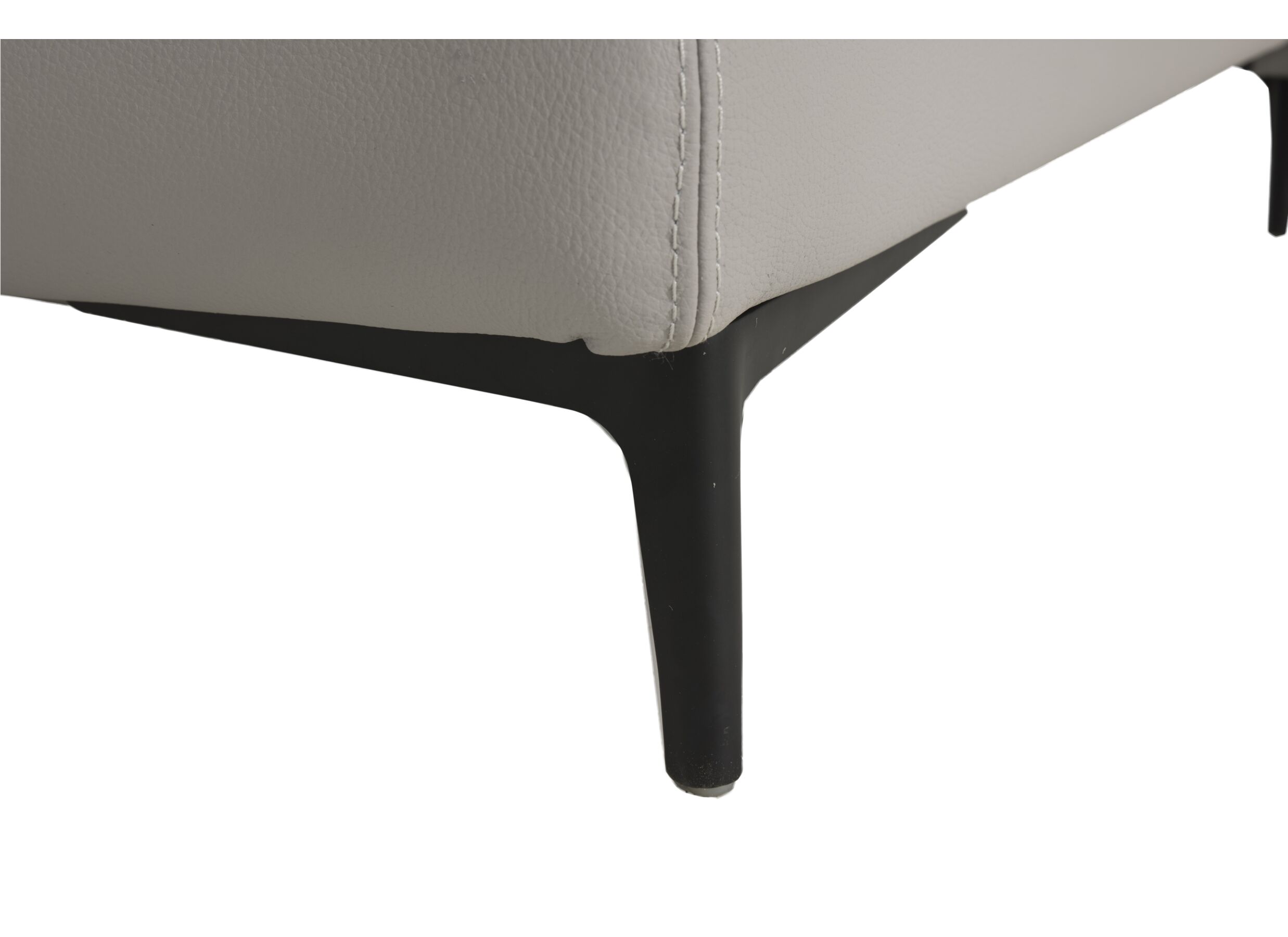 Hoeksalon Sun 298x238cm - leder - grijs met relax
