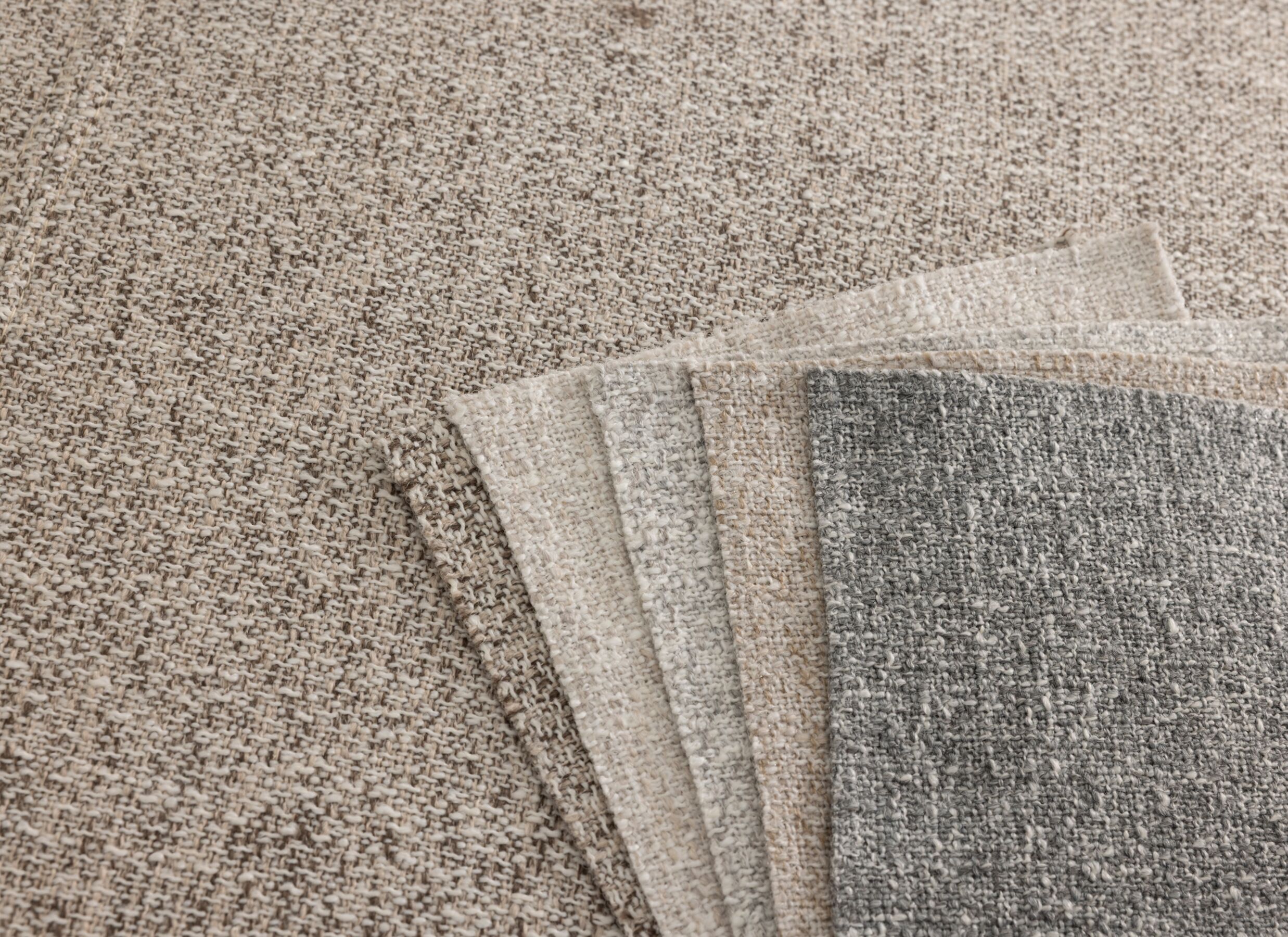 Couleurs - Canapé d'angle Vix 396x336cm - tissu - beige avec relax