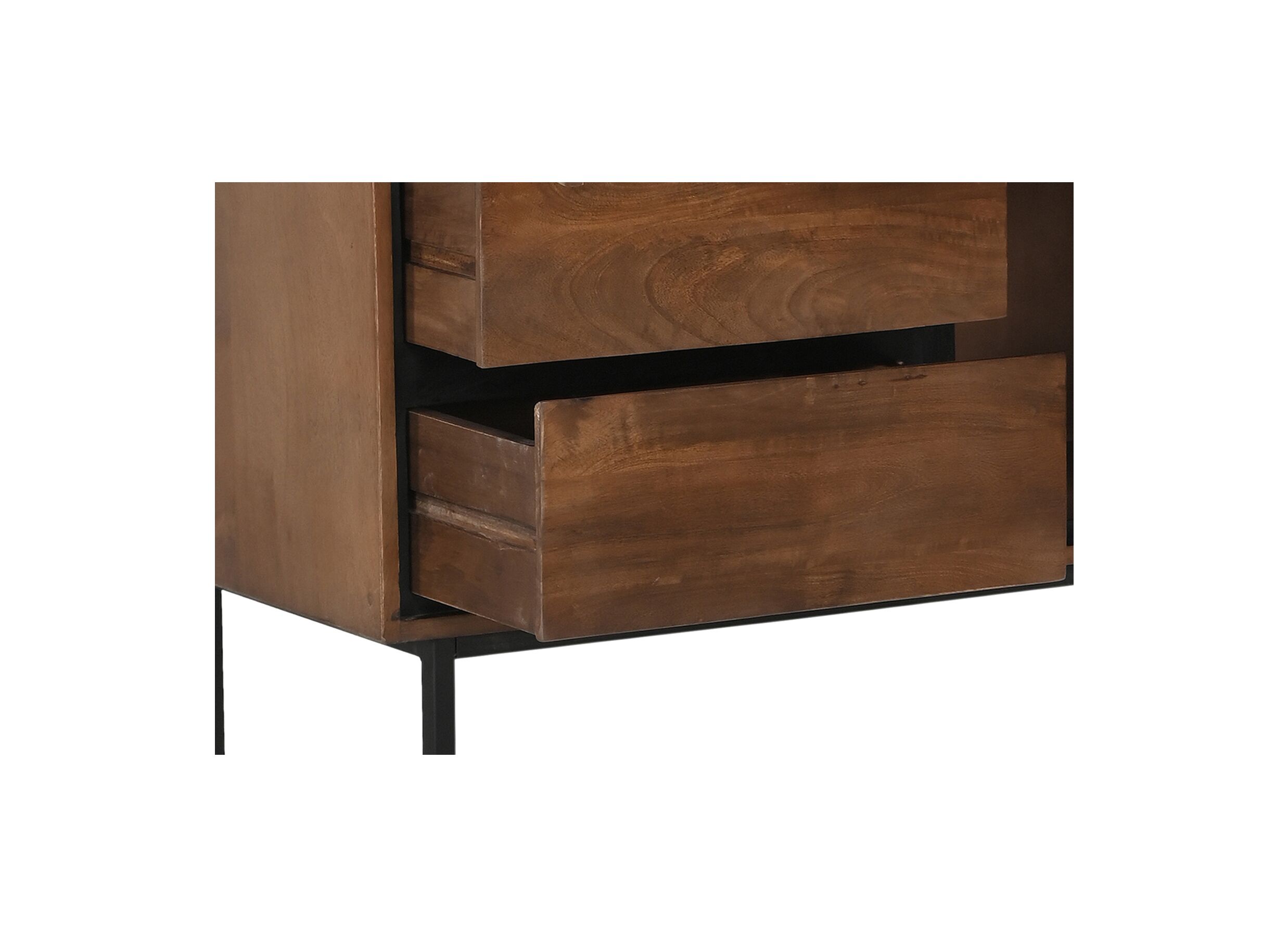 Detailfoto - Kast Ferrato 100cm - mango massief - naturel