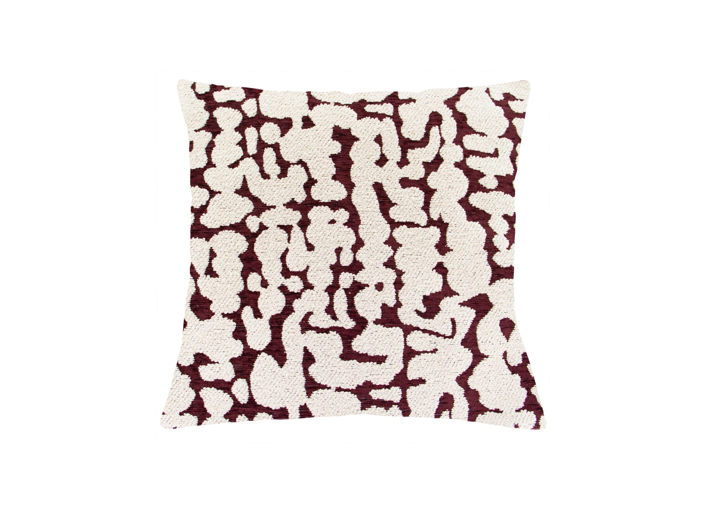 Kussen Daan 45x45cm - stof - merlot - Kussen Daan 45x45cm - stof - merlot