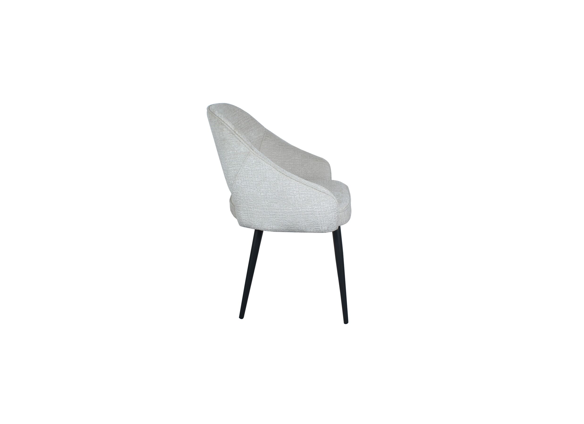 Stoel Manfredi 55x55x84cm - stof - cream