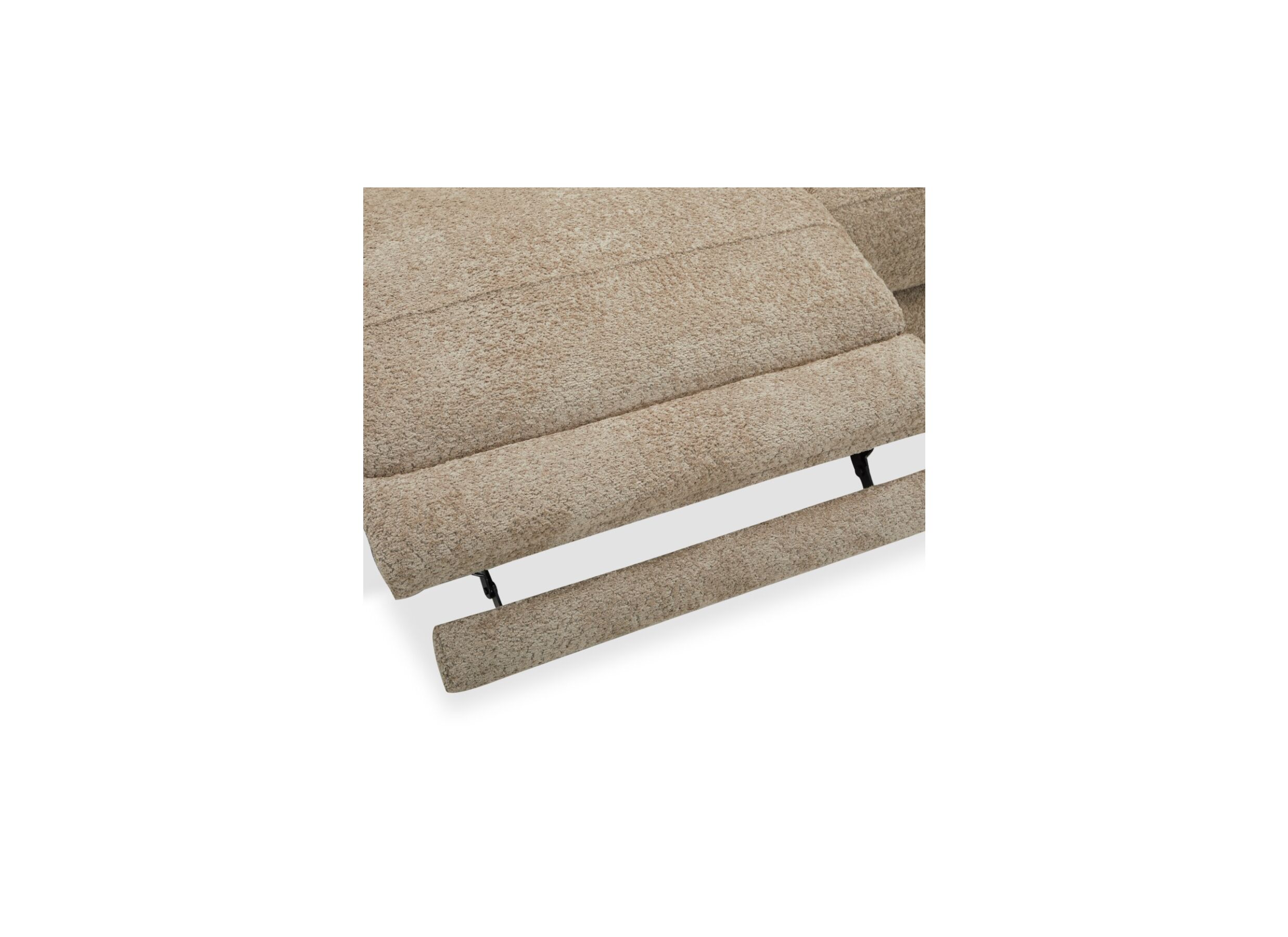 Detailfoto - Hoeksalon Cine 277x168cm - stof - taupe met relax