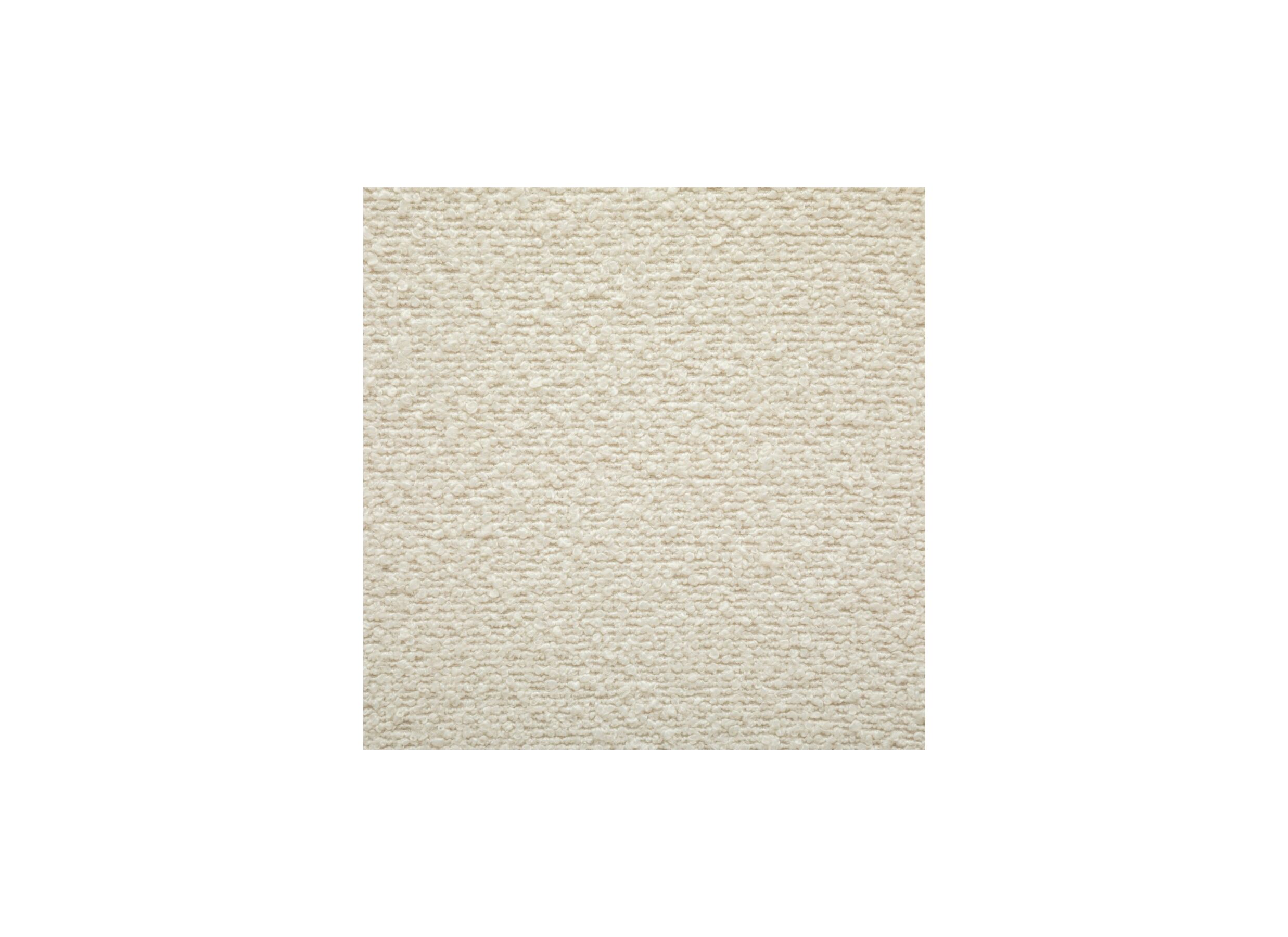 Poef Sevi 41x35cm boucle wit