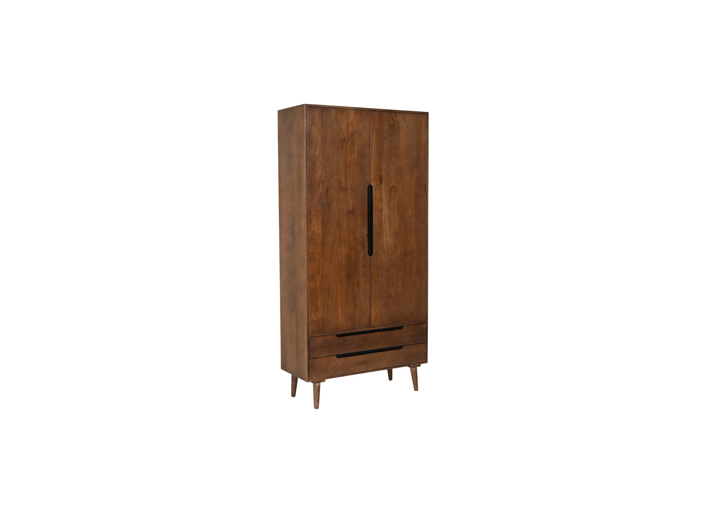Kast Ferrato 100x40x200cm - mango massief - naturel - Kast Ferrato 100x40x200cm - mango massief - naturel