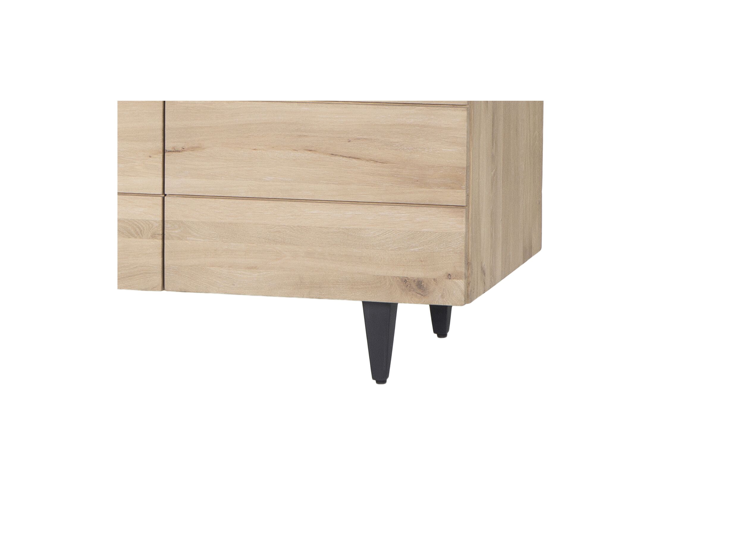 Buffet Palacio 250cm - chêne massif & décor - naturel