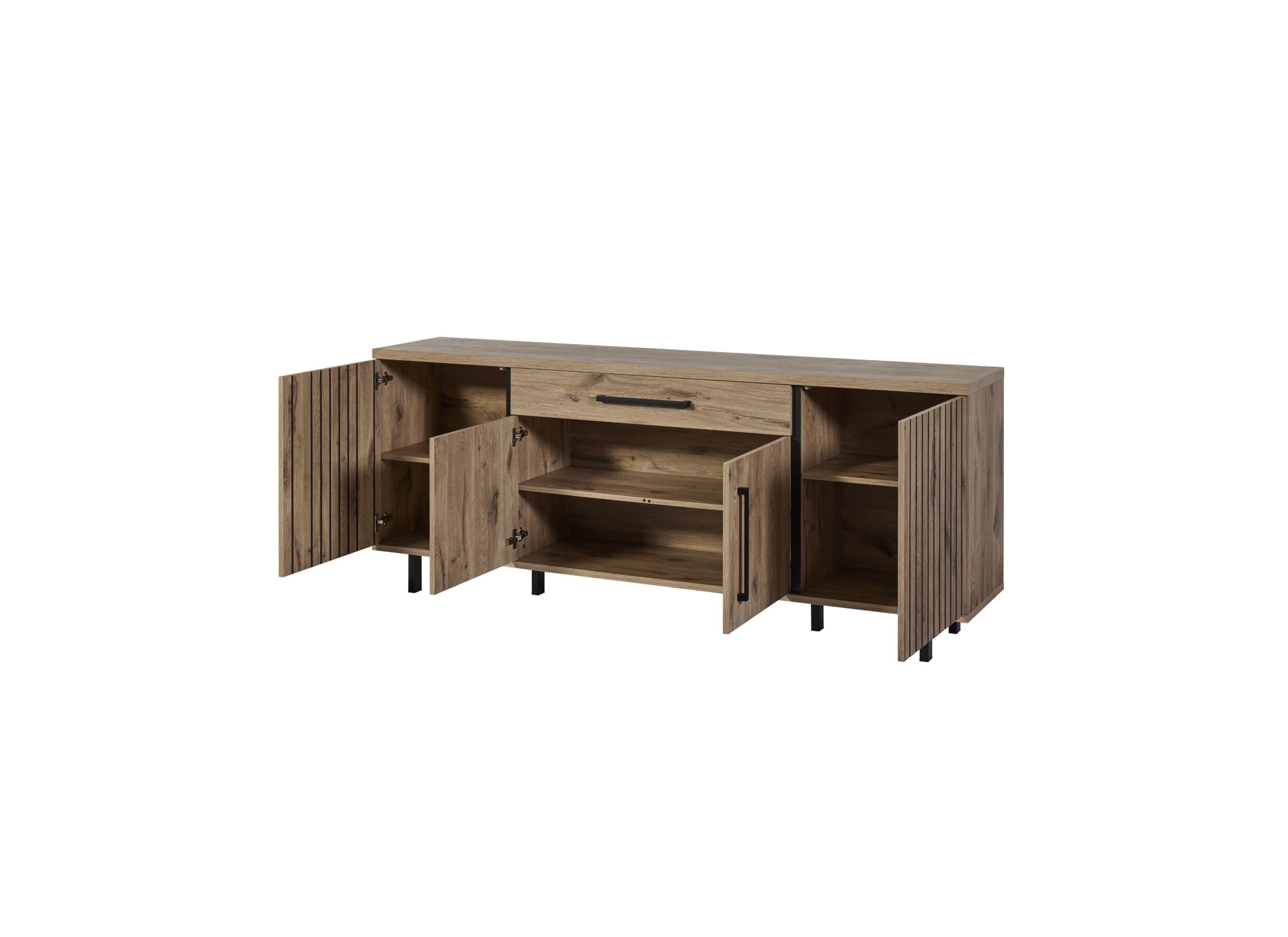 Disposition - Buffet Tim 225cm - film décoratif - canyon oak