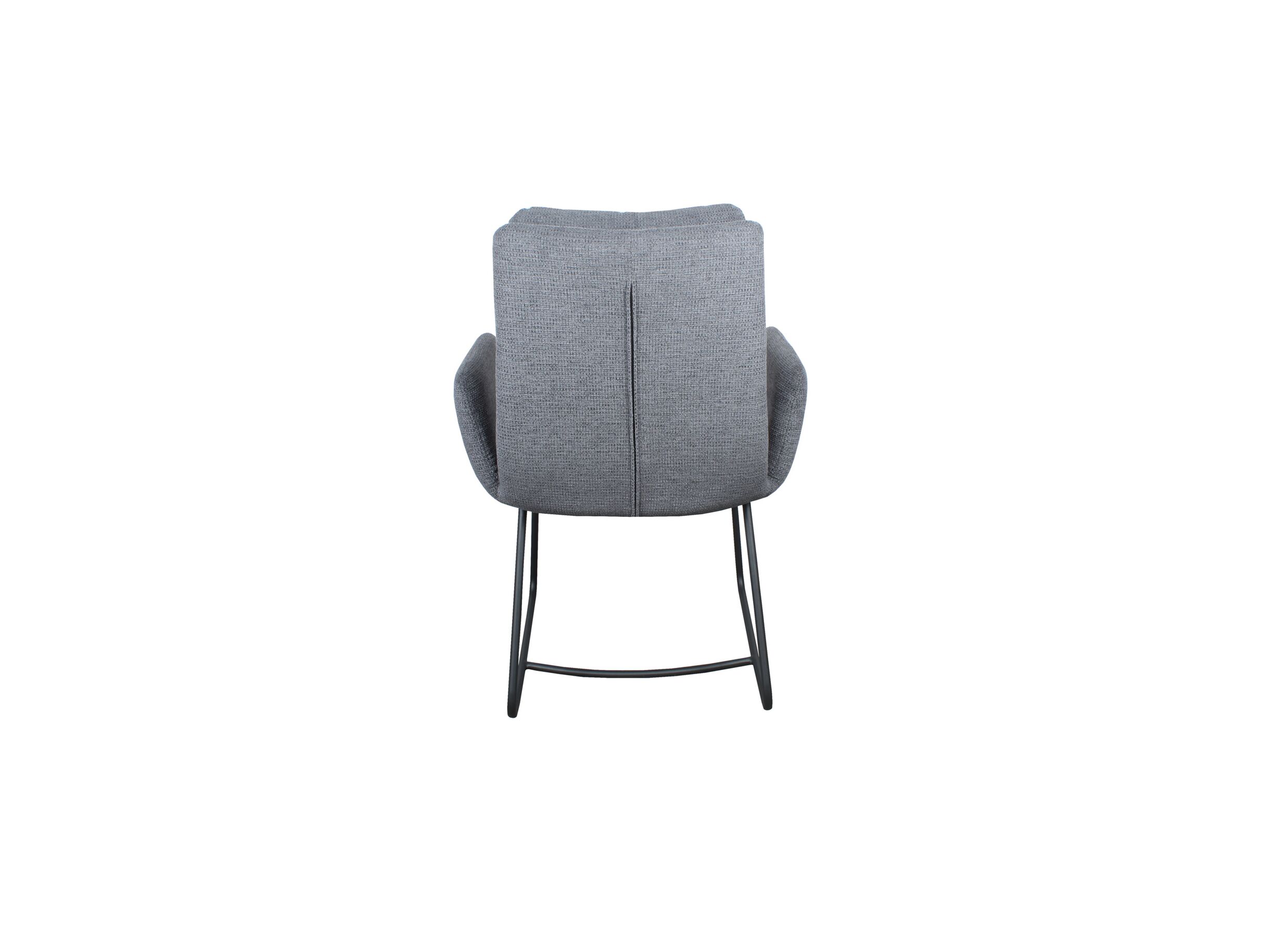 Stoel Crux 67x62x93cm - stof - grijs