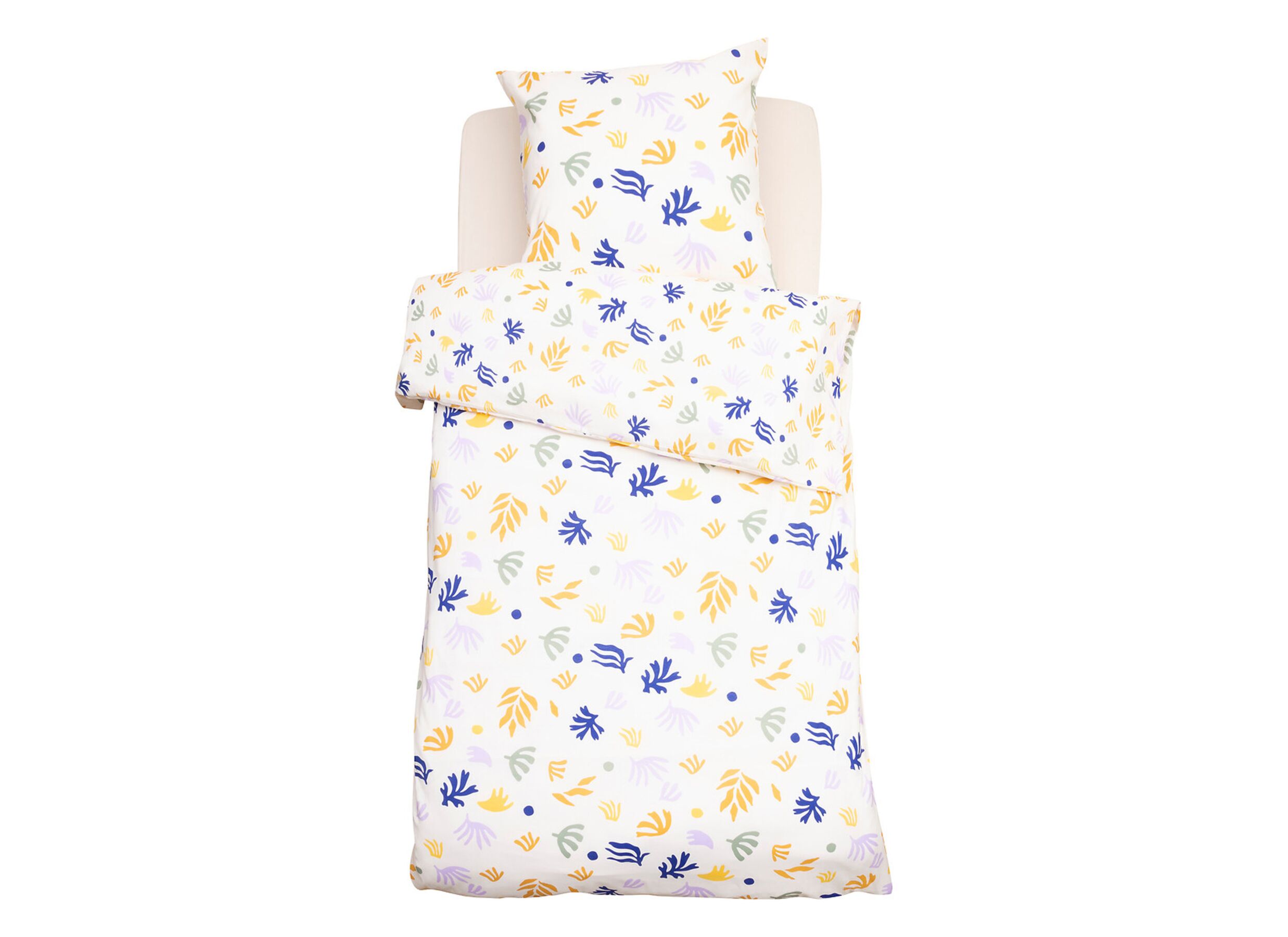 Dekbedovertrek Billie 140x200cm - katoen & polyester - multicolor - Housse de couette Billie 140x200cm - coton & polyester - multicolor