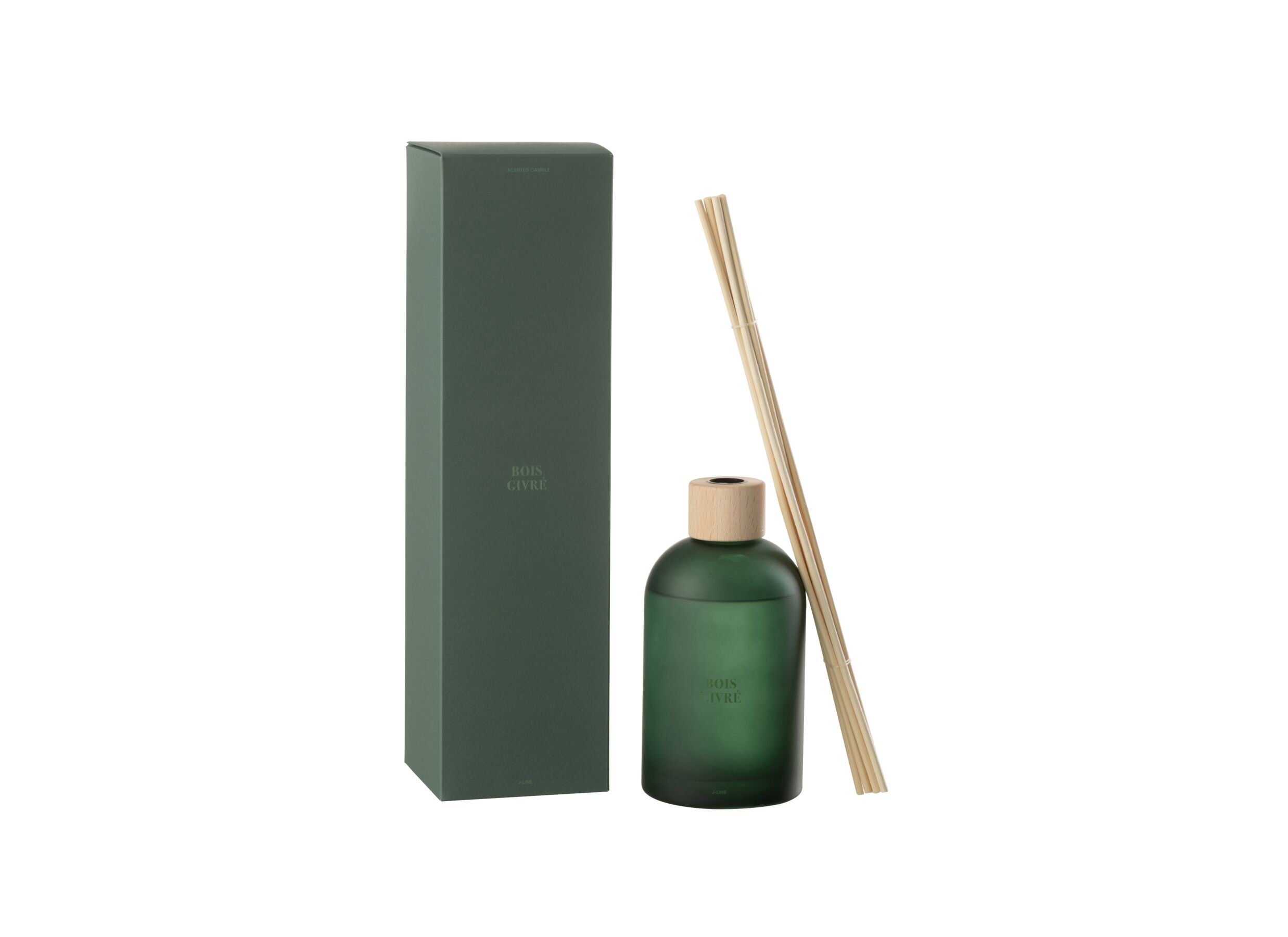 Aperçu - Bâtonnets parfumés Bois Givre 550ml - verre - vert