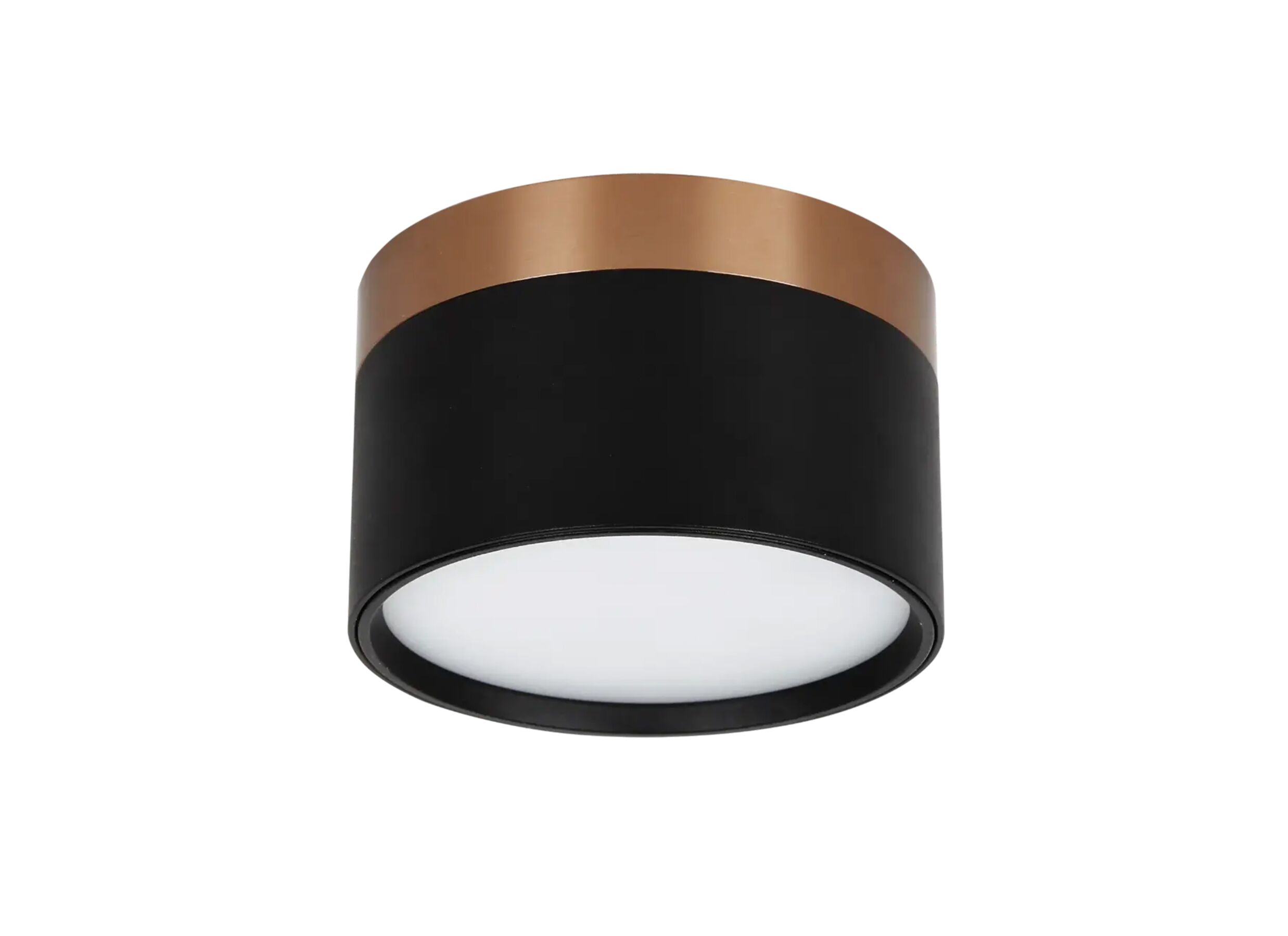 Opbouwspot 12W Ø11 - Opbouwspot 12W Ø11,3cm - aluminium - zwart & brons