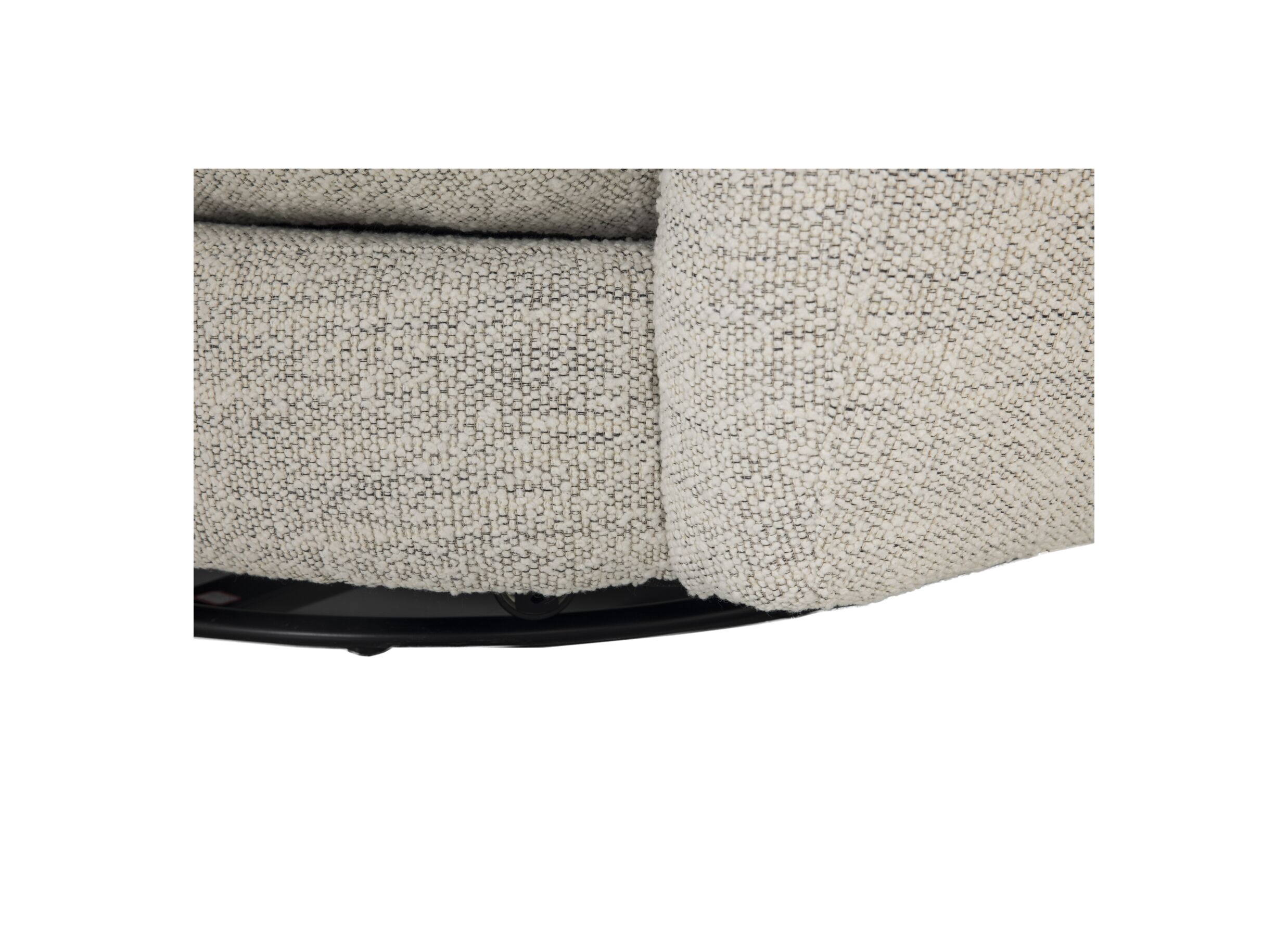 Detailfoto - Draaifauteuil Rush 133x104x76cm - stof - cotton