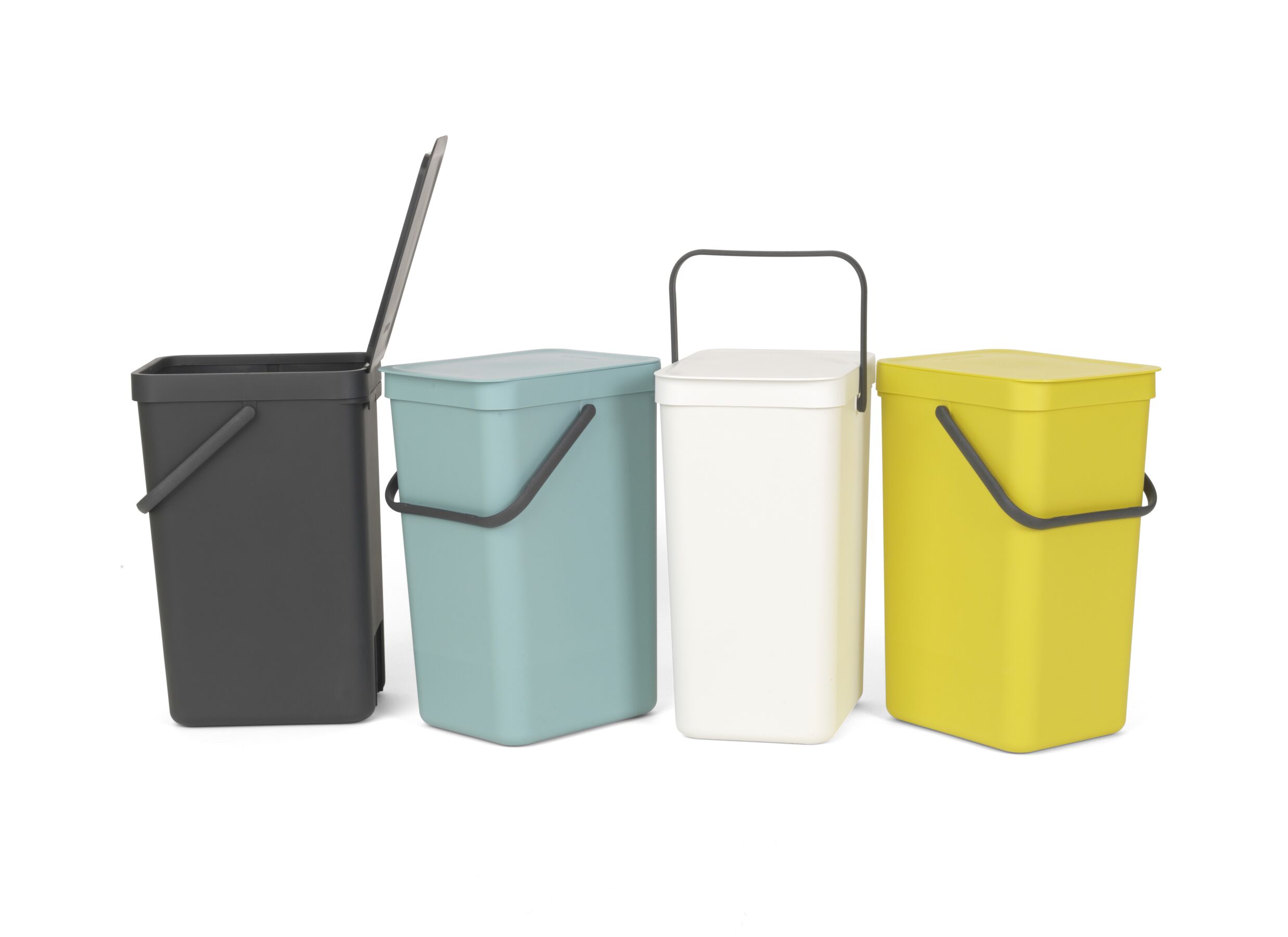 Vuilbak Sort & Go Brabantia 16L grijs