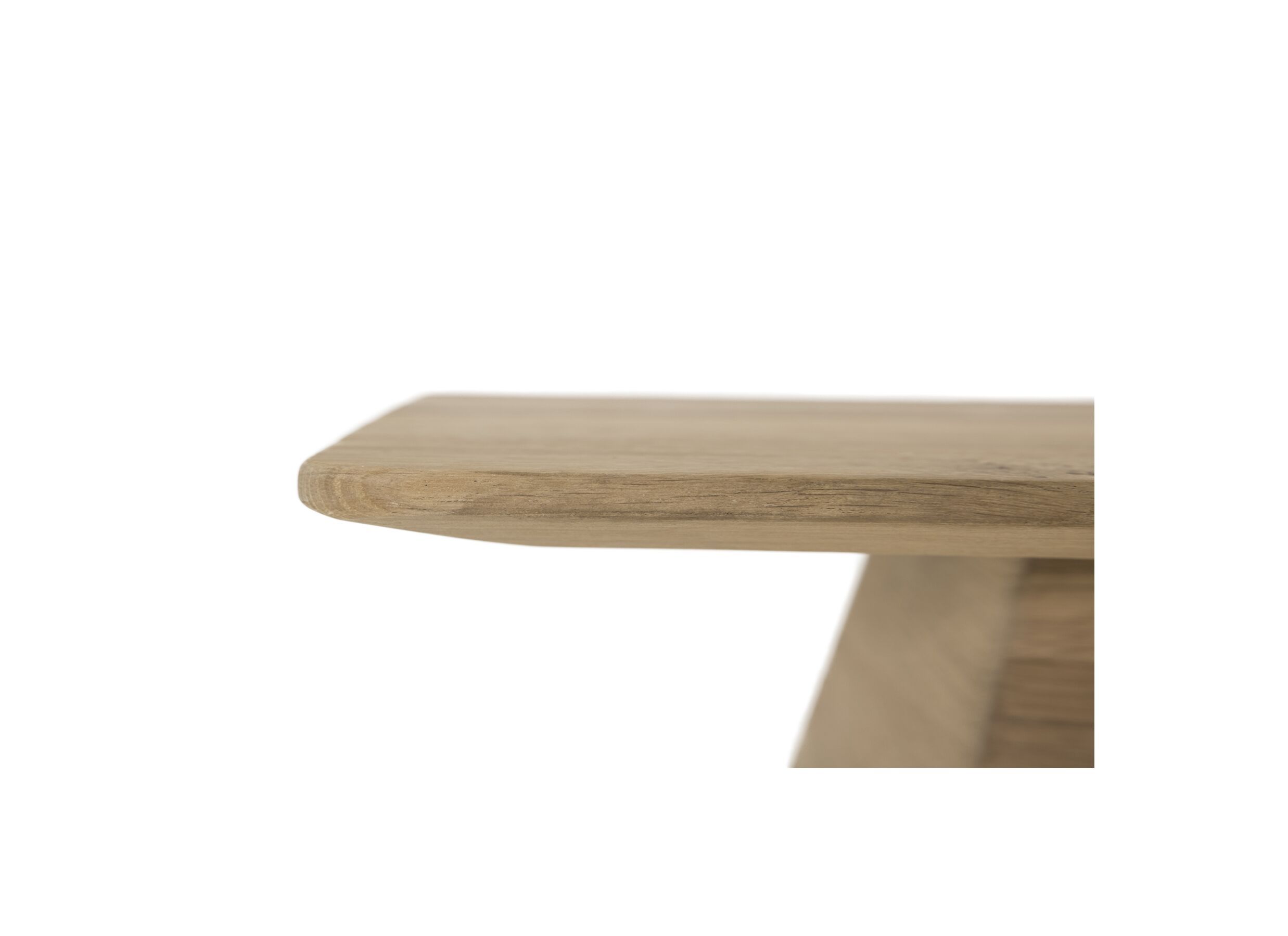 Detail - Table basse Float 60x60x38cm - chêne massif - naturel
